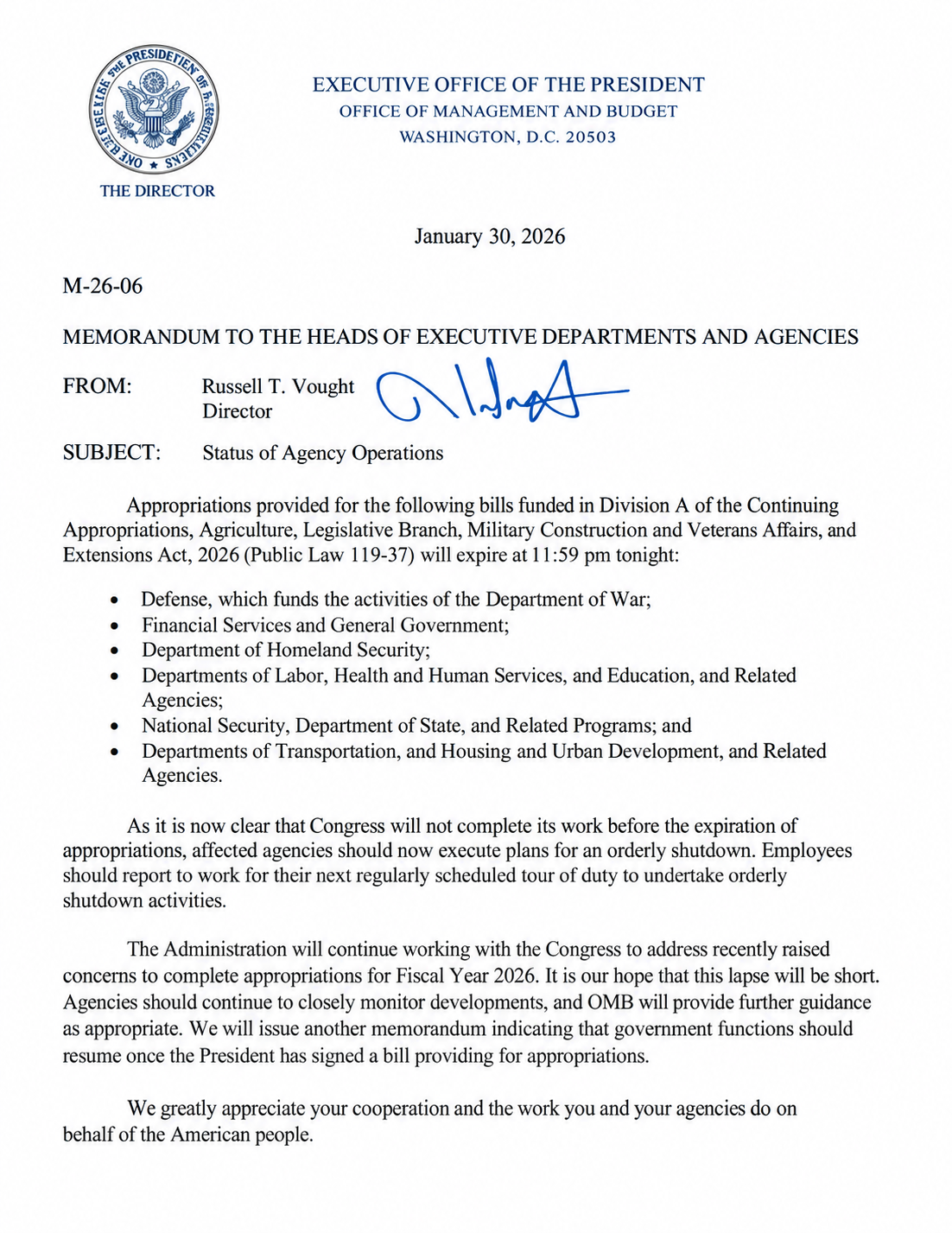 Status of Agency Operations Memo - Free AI Memo Generator, 50+ Real Memo Examples