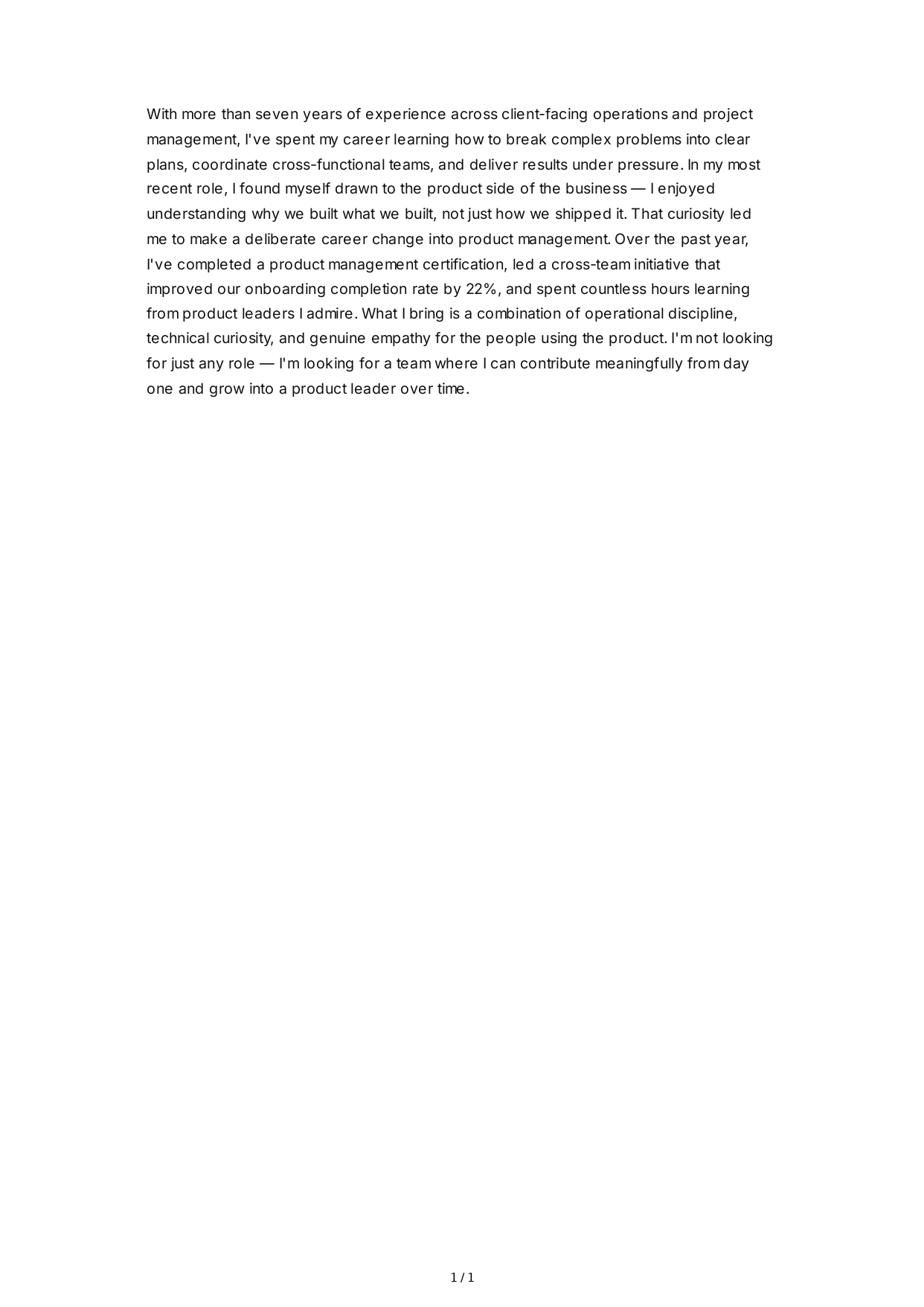 Tell Me About Yourself for a Career Change - Free AI Tell Me About Yourself Generator, 50+ Real Tell Me About Yourself Examples