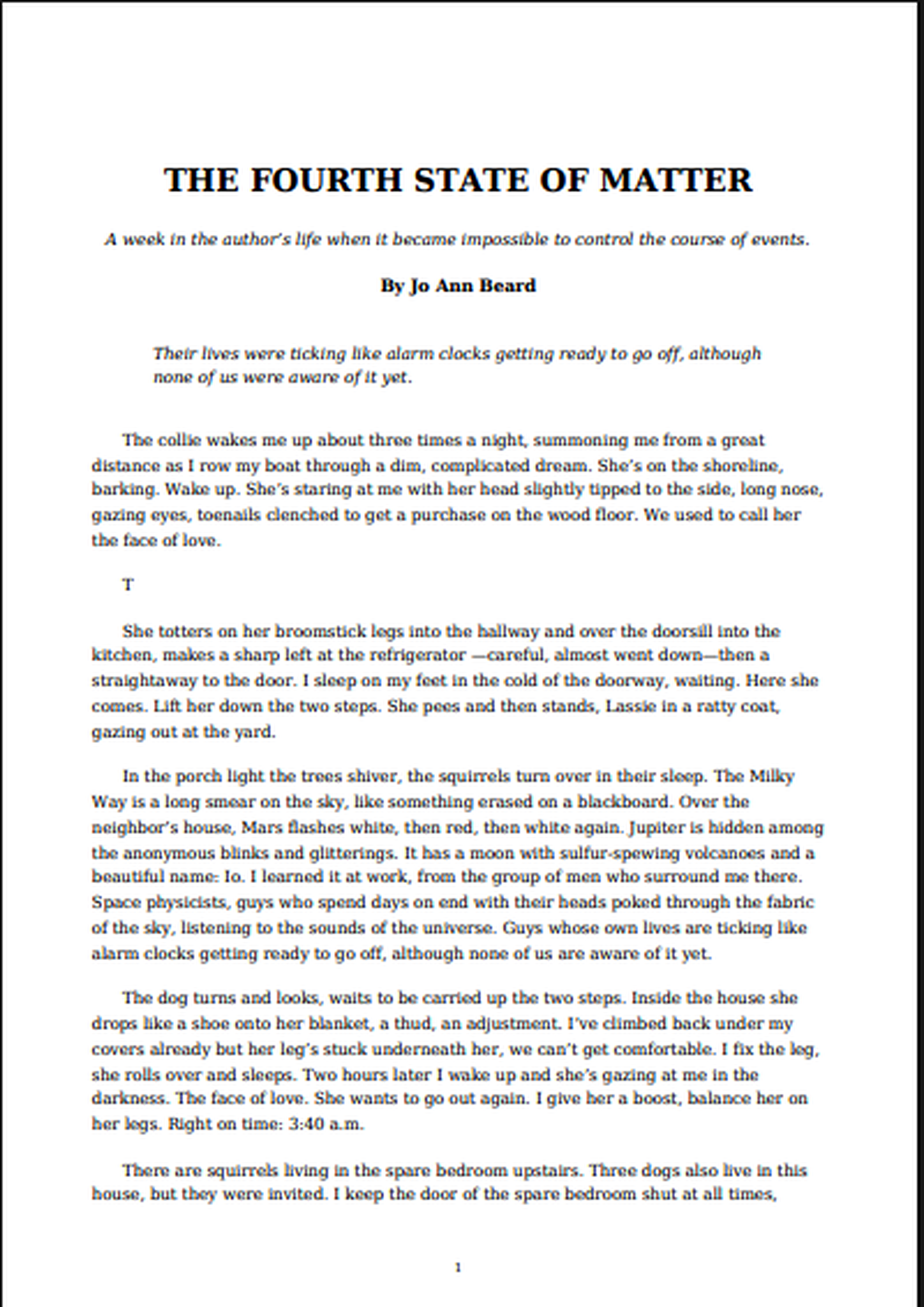 The Fourth State of Matter Essay - Free AI Essay Generator, 50+ Real Essay Examples