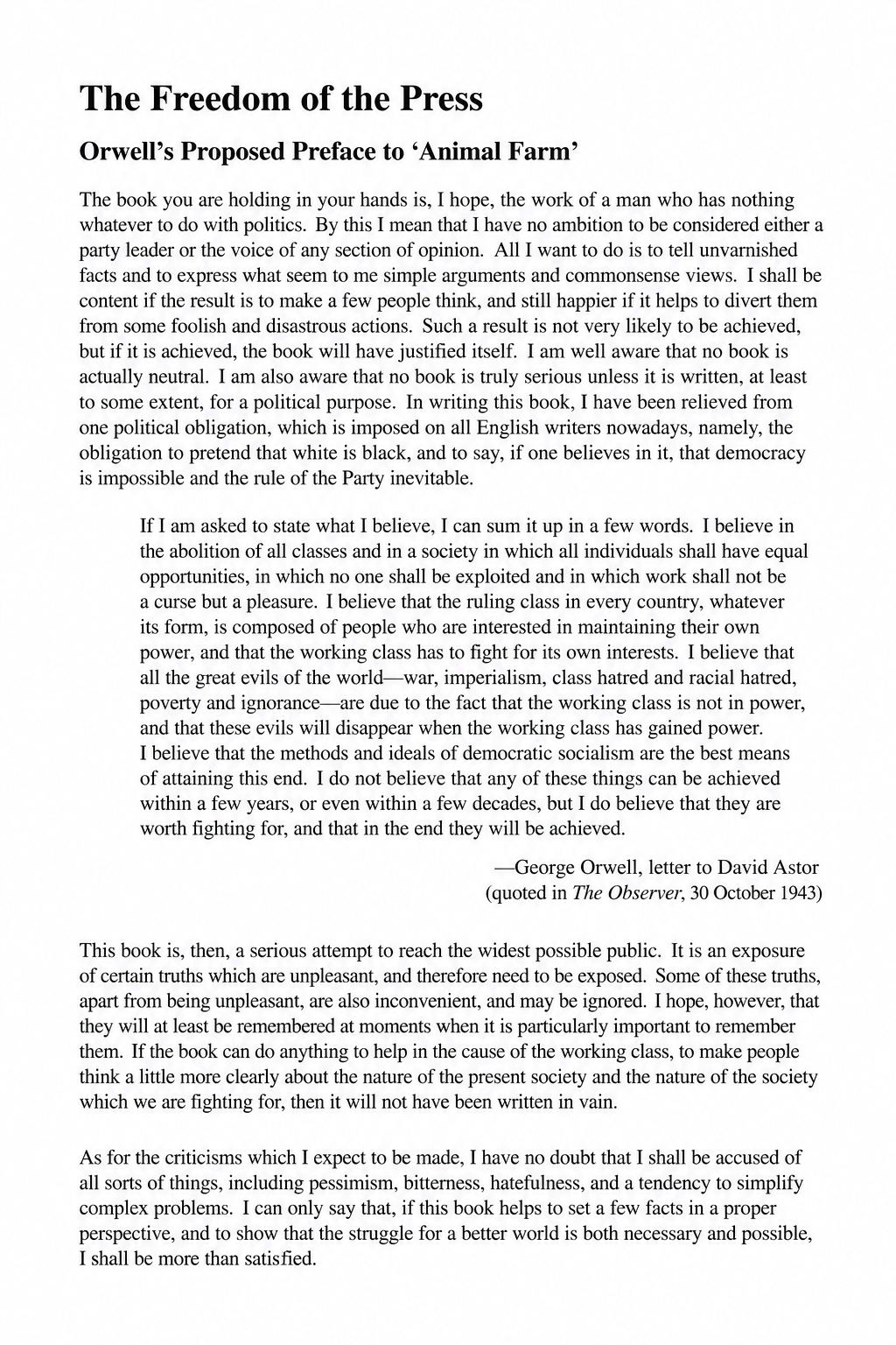 The Freedom of the Press Essay - Free AI Essay Generator, 50+ Real Essay Examples