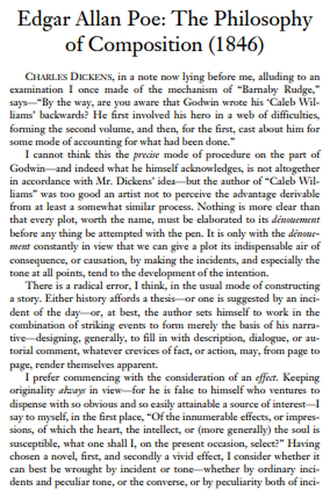 The Philosophy of Composition Essay - Free AI Essay Generator, 50+ Real Essay Examples