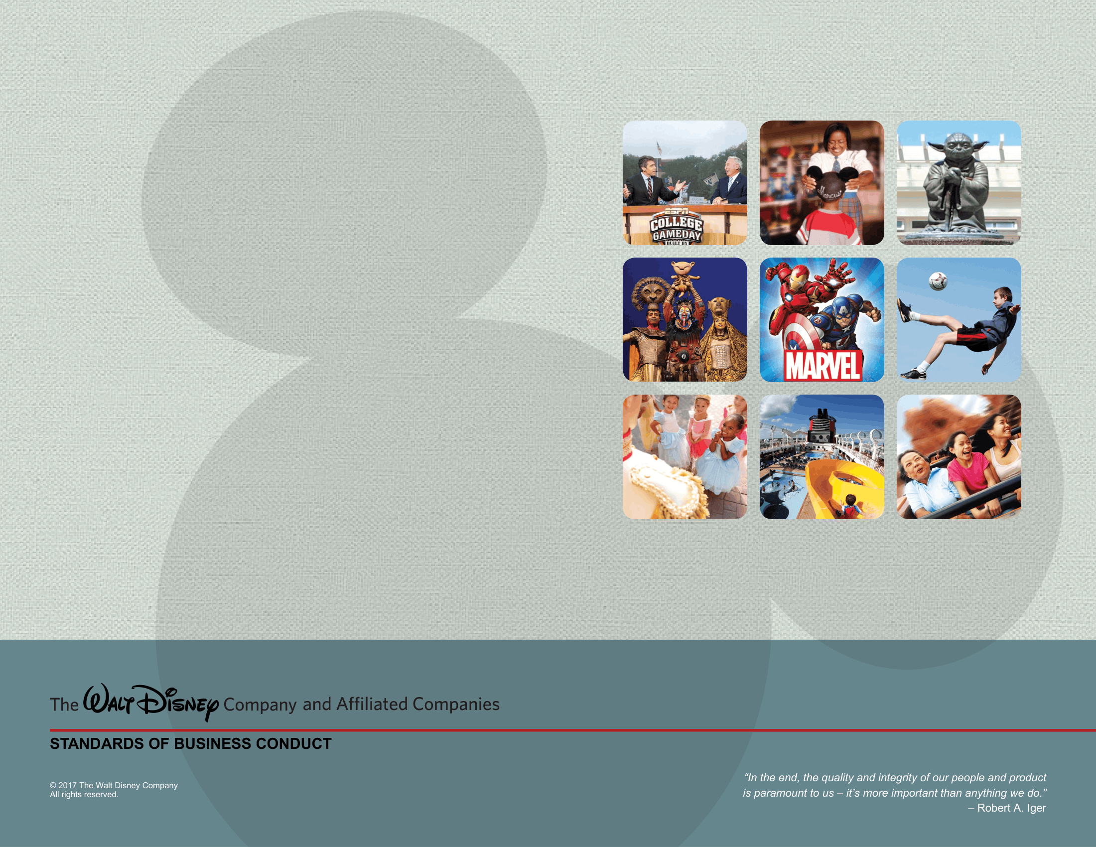 The Walt Disney Company Standards of Business Conduct Handbook - Free AI Handbook Generator, 50+ Real Handbook Examples