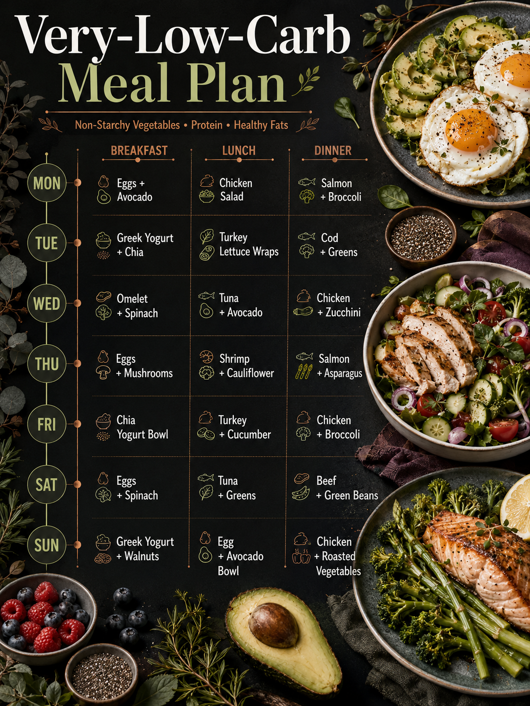 Very-Low-Carb Meal Plan - Free AI Meal Plan Generator, 50+ Real Meal Plan Examples