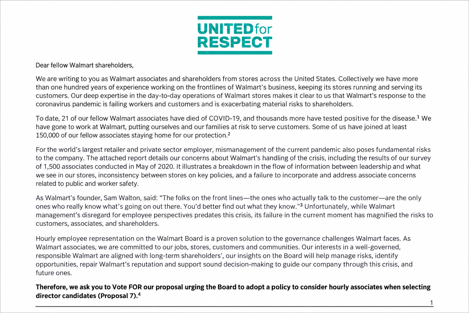 Walmart Notice of Exempt Solicitation - Free AI Notice Generator, 50+ Real Notice Examples