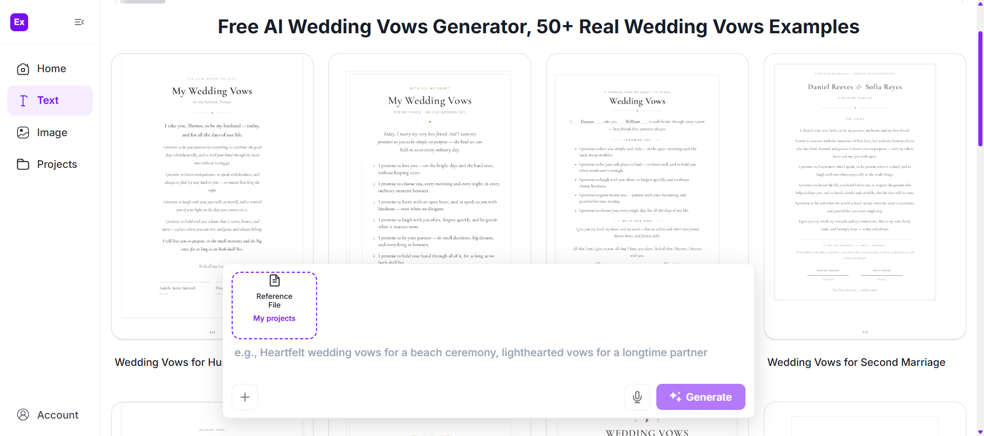 Wedding Vows