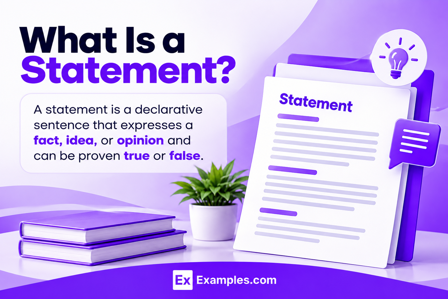 Statement Examples