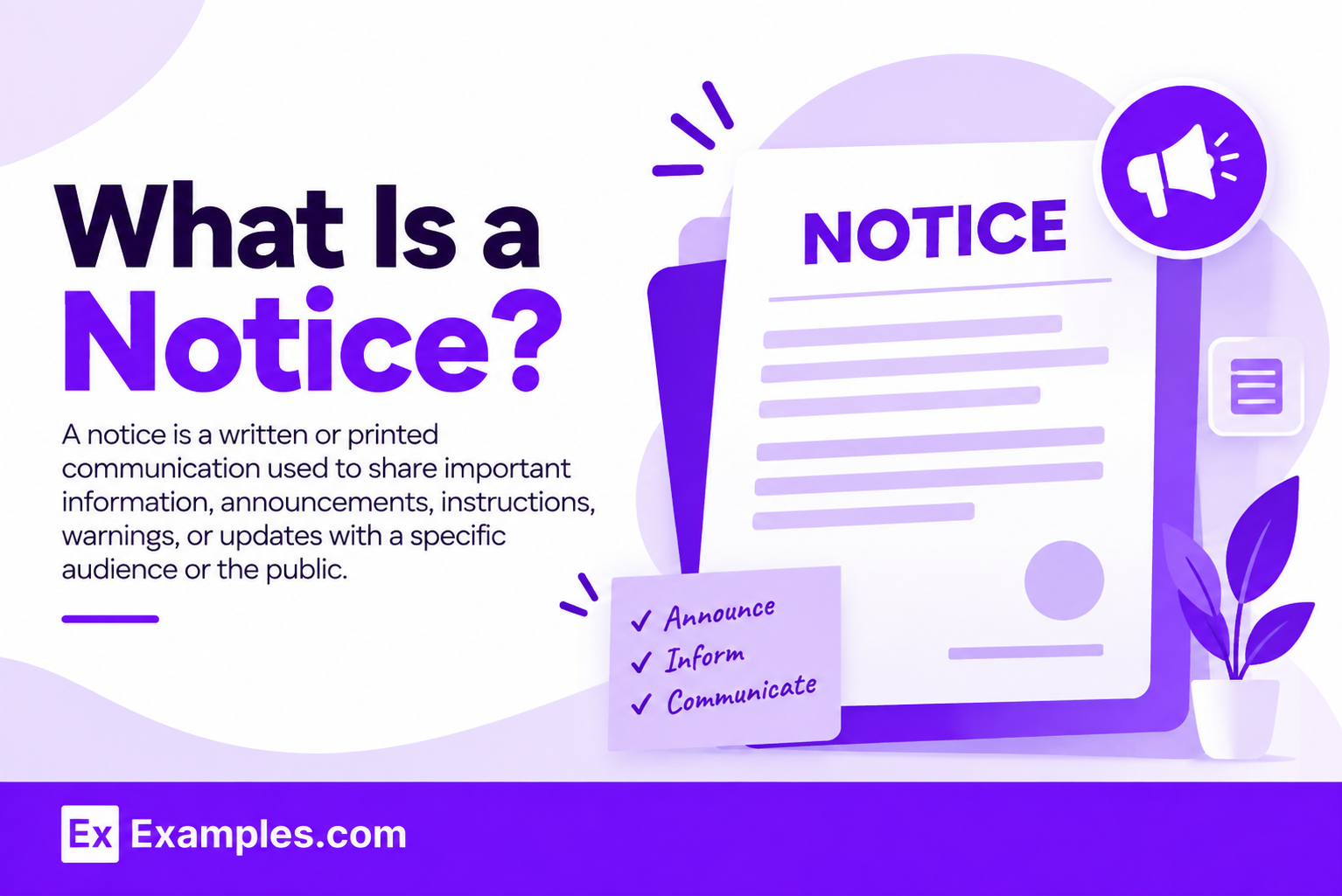 Notice Examples