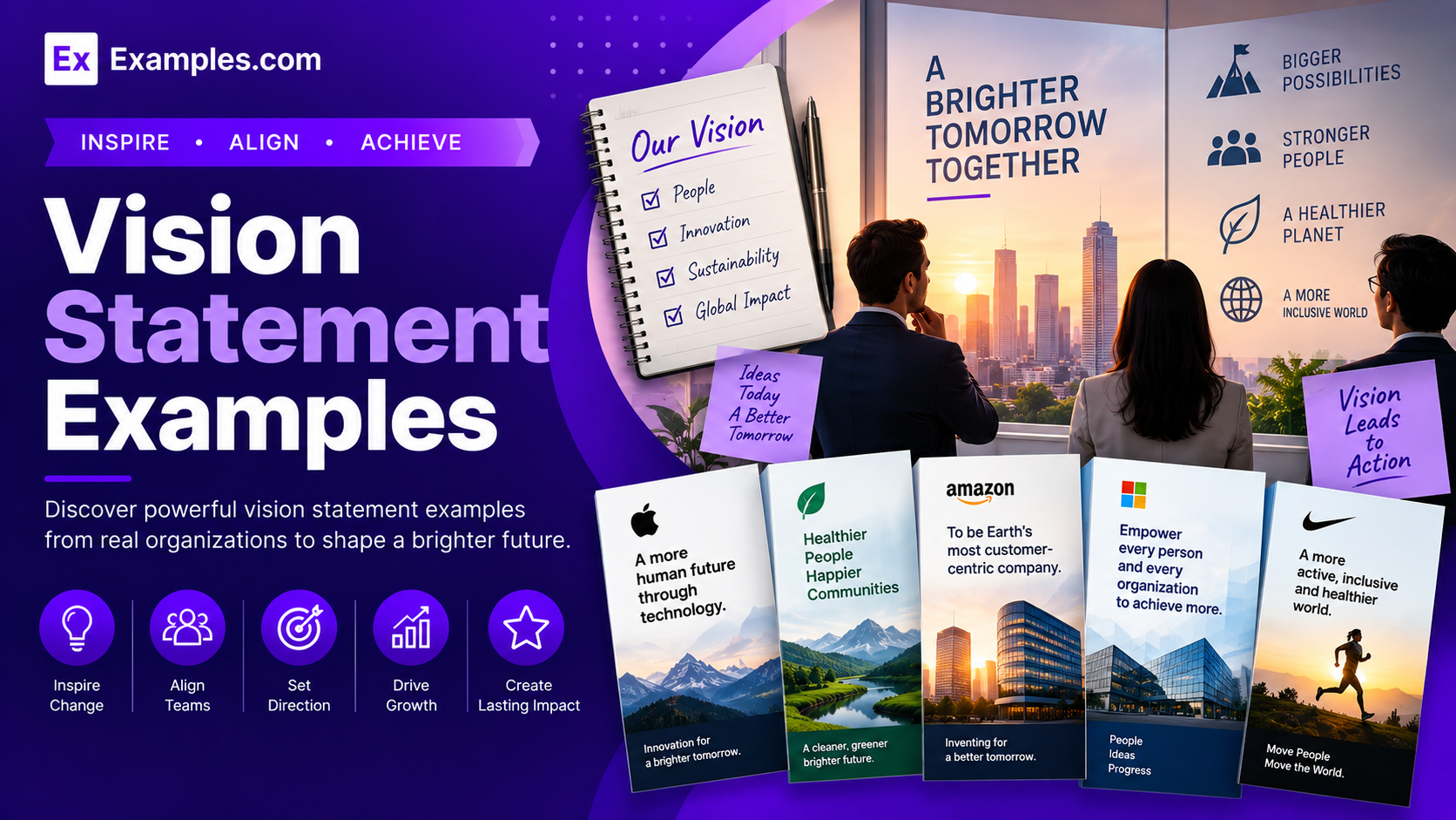 Free AI Vision Statement Generator, 50+ Real Vision Statement Examples