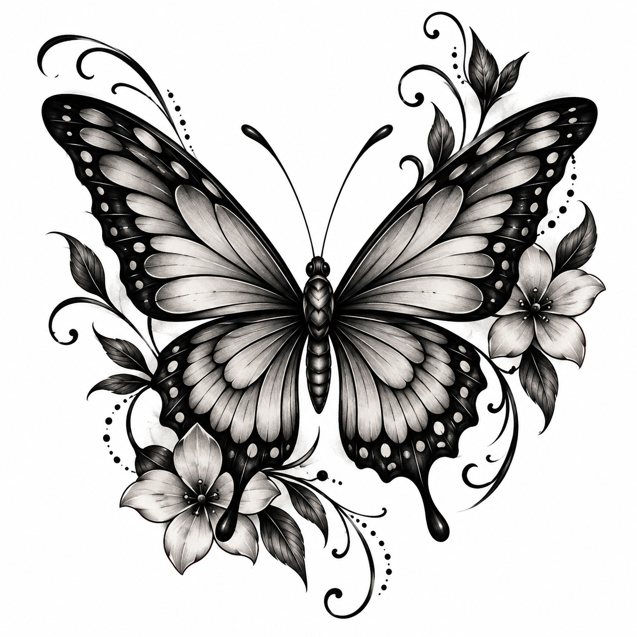Butterfly Tattoo - Free AI Tattoo Generator, 50+ Real Tattoo Examples