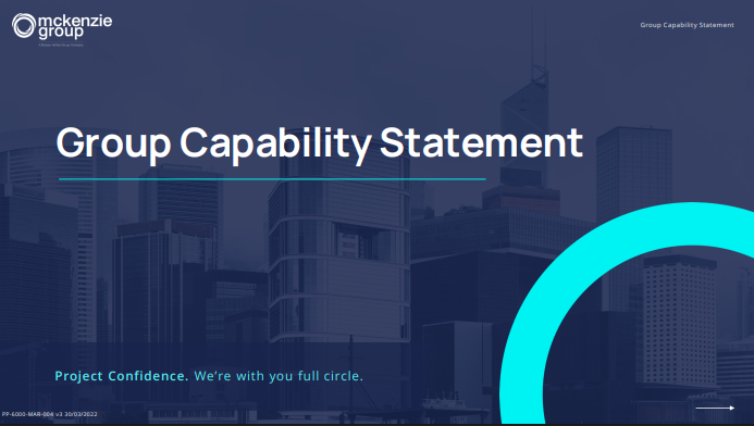 McKenzie Group Capability Statement - Free AI Statement Generator, 50+ Real Statement Examples