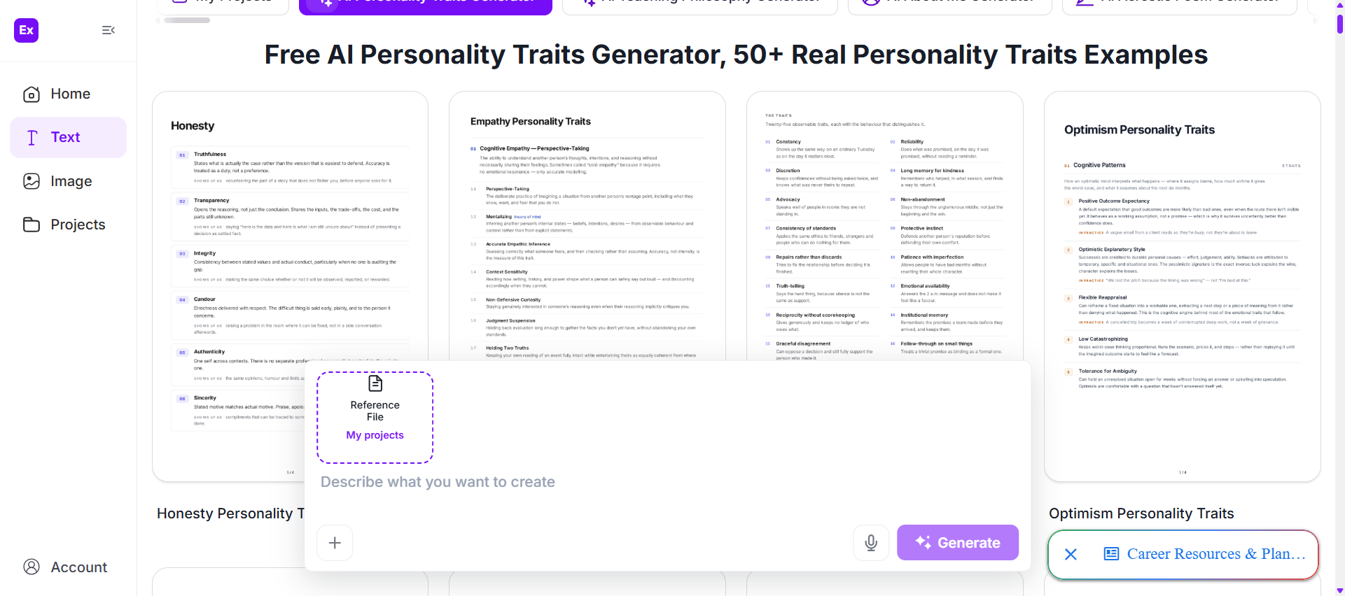 Personality Traits
