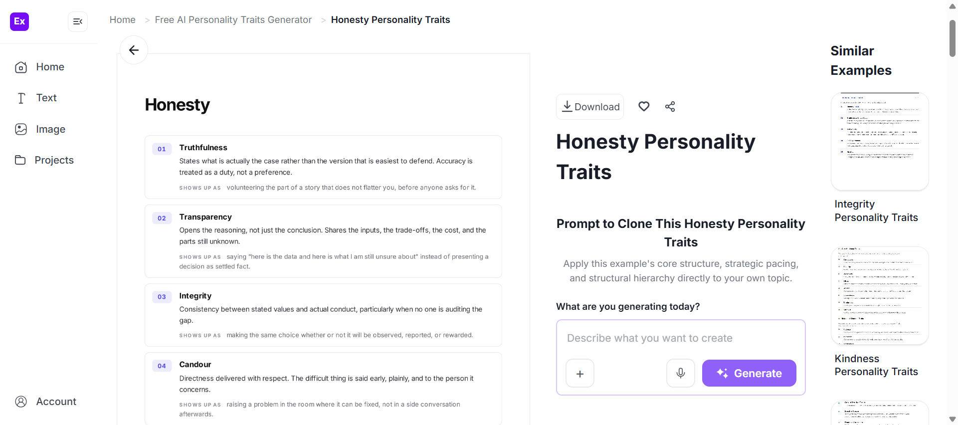 Personality Traits