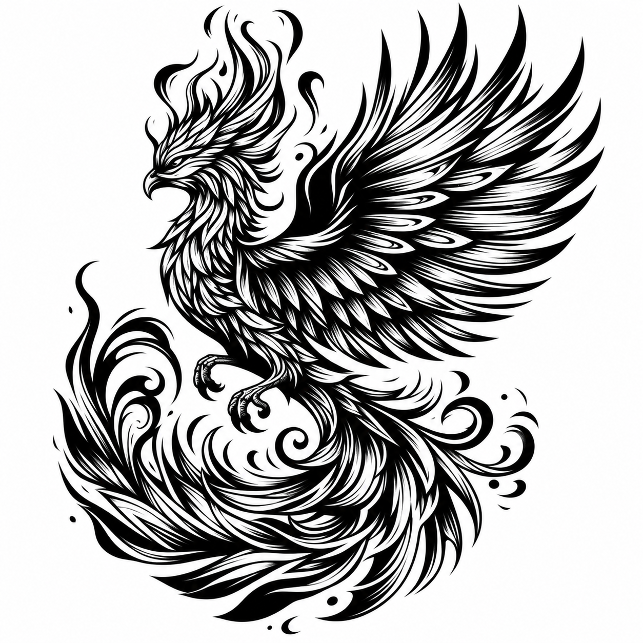 Phoenix Tattoo - Free AI Tattoo Generator, 50+ Real Tattoo Examples