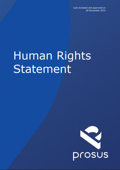 Prosus Human Rights Statement - Free AI Statement Generator, 50+ Real Statement Examples