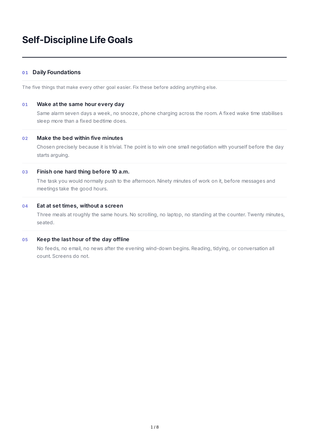 Self-Confidence Life Goals - Free AI Life Goals Generator, 50+ Real Life Goals Examples