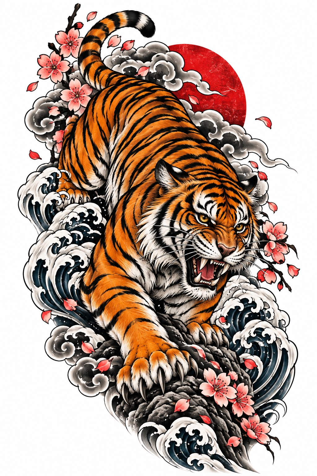 Tiger Tattoo - Free AI Tattoo Generator, 50+ Real Tattoo Examples