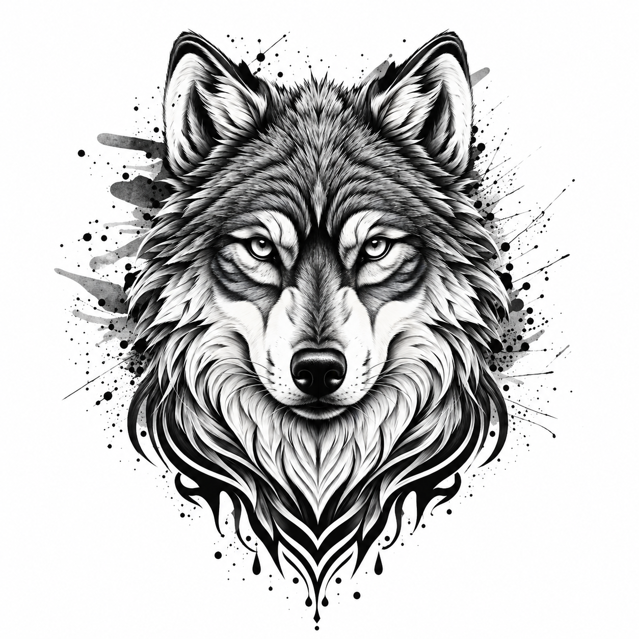 Wolf Tattoo - Free AI Tattoo Generator, 50+ Real Tattoo Examples