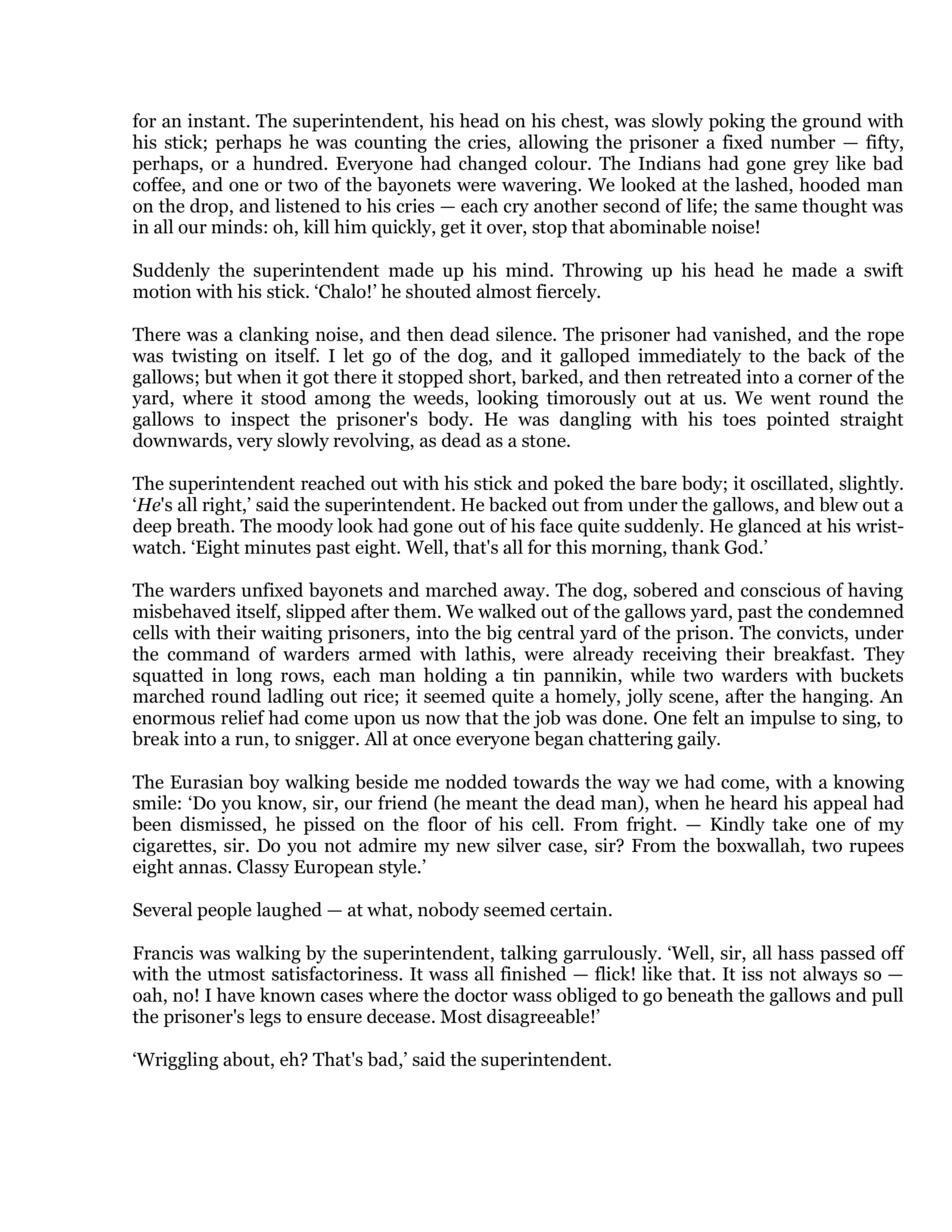 A Hanging Essay — page 3