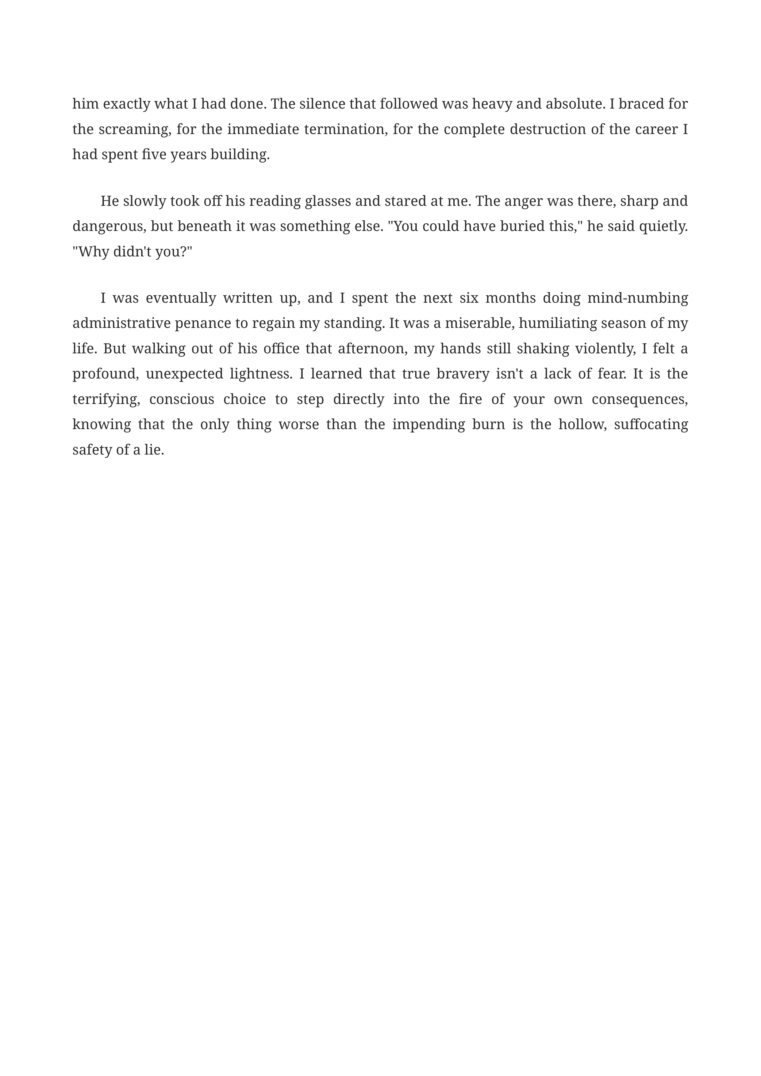 A Moment When I Had to Be Brave Personal Narrative — page 2