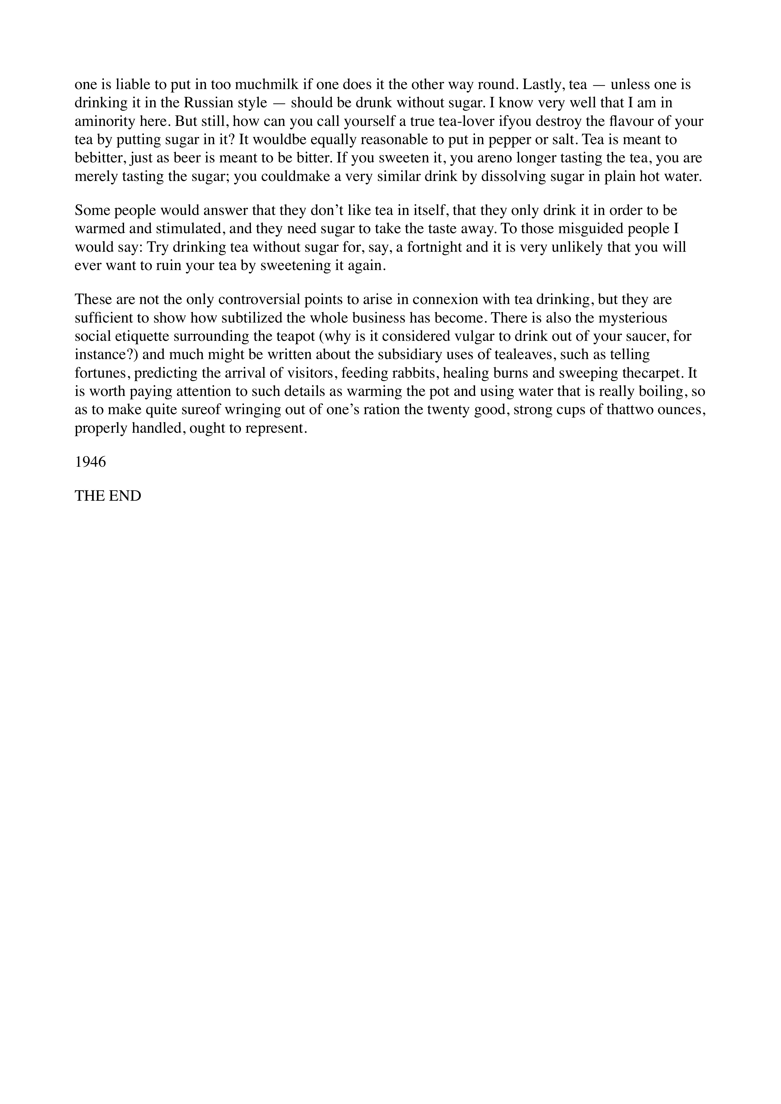 A Nice Cup of Tea Essay — page 2