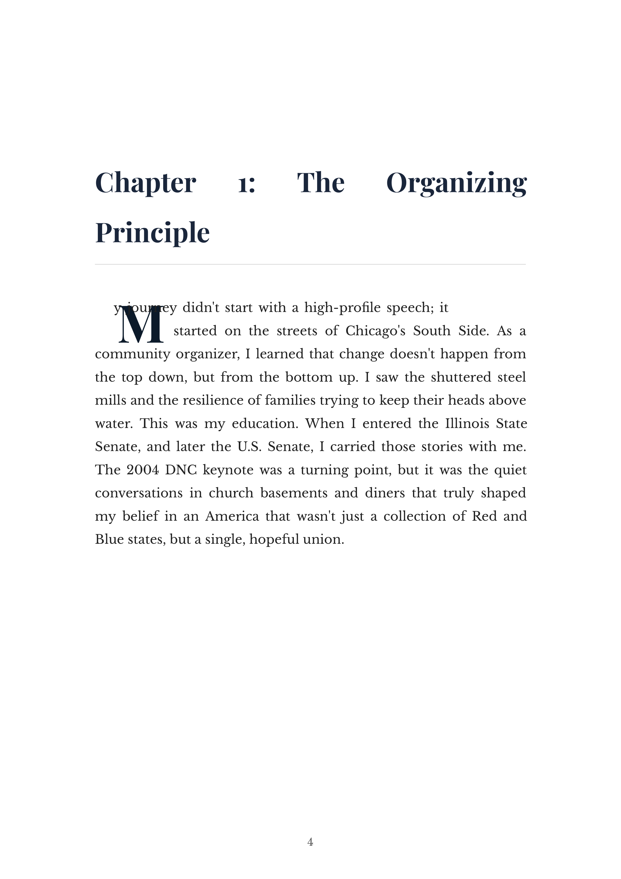 A Promised Land by Barack Obama 44th US President Autobiography — page 4