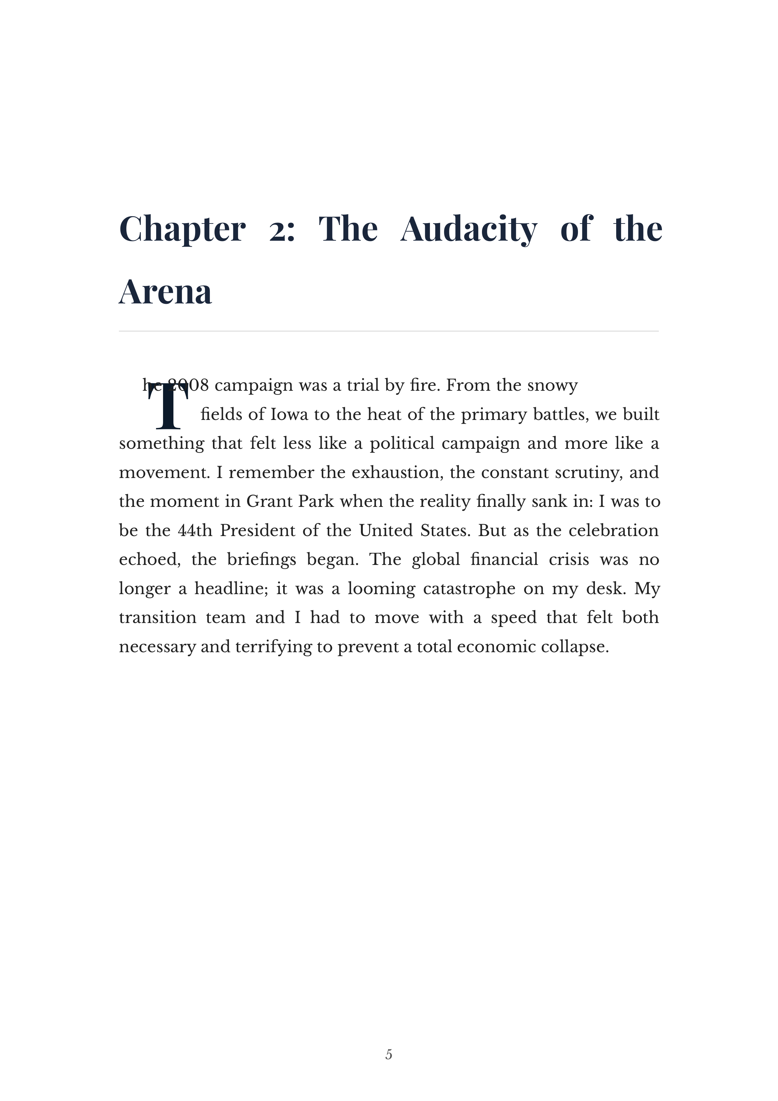 A Promised Land by Barack Obama 44th US President Autobiography — page 5