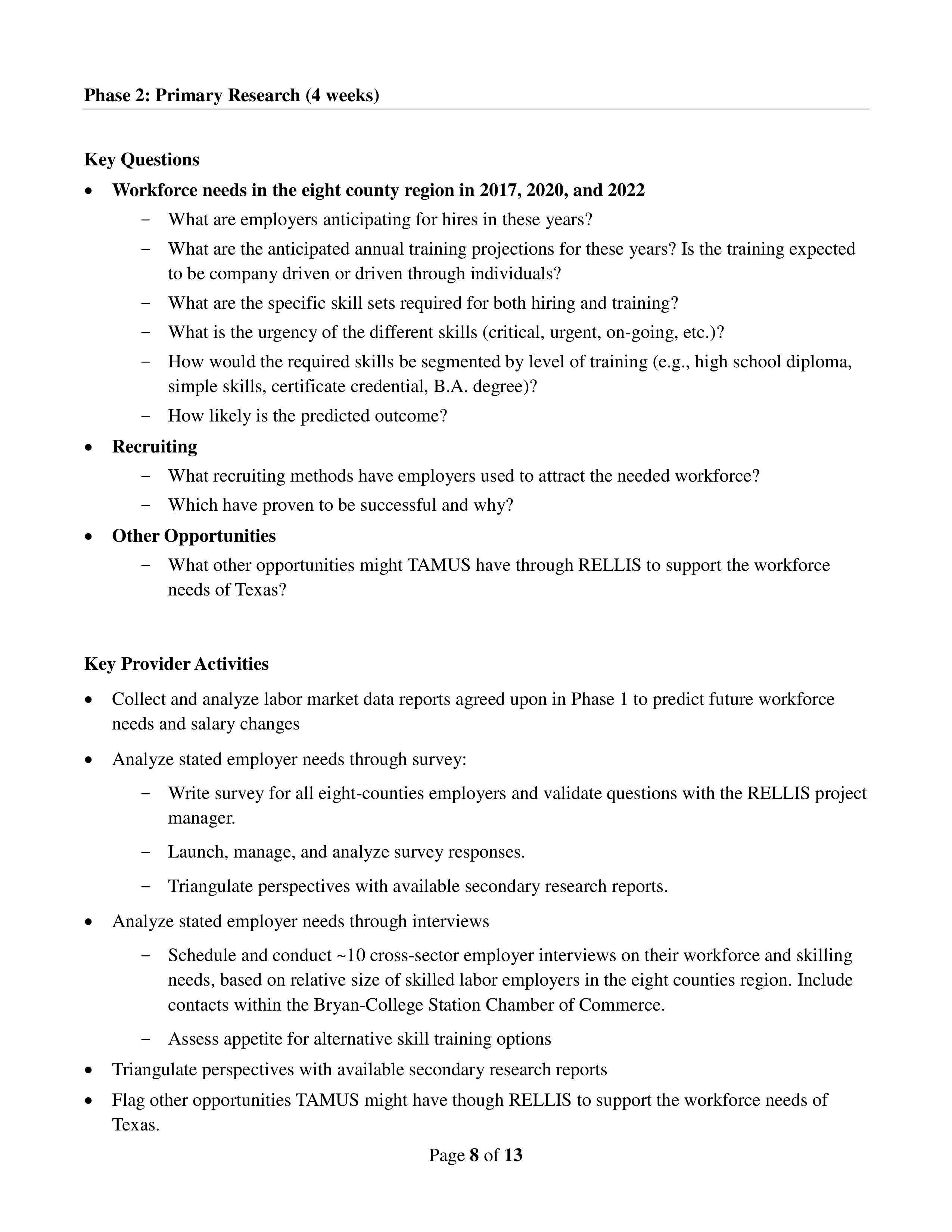 AGREEMENT BETWEEN THE TEXAS A&M UNIVERSITY SYSTEM OFFICES AND ERNST & YOUNG — page 8