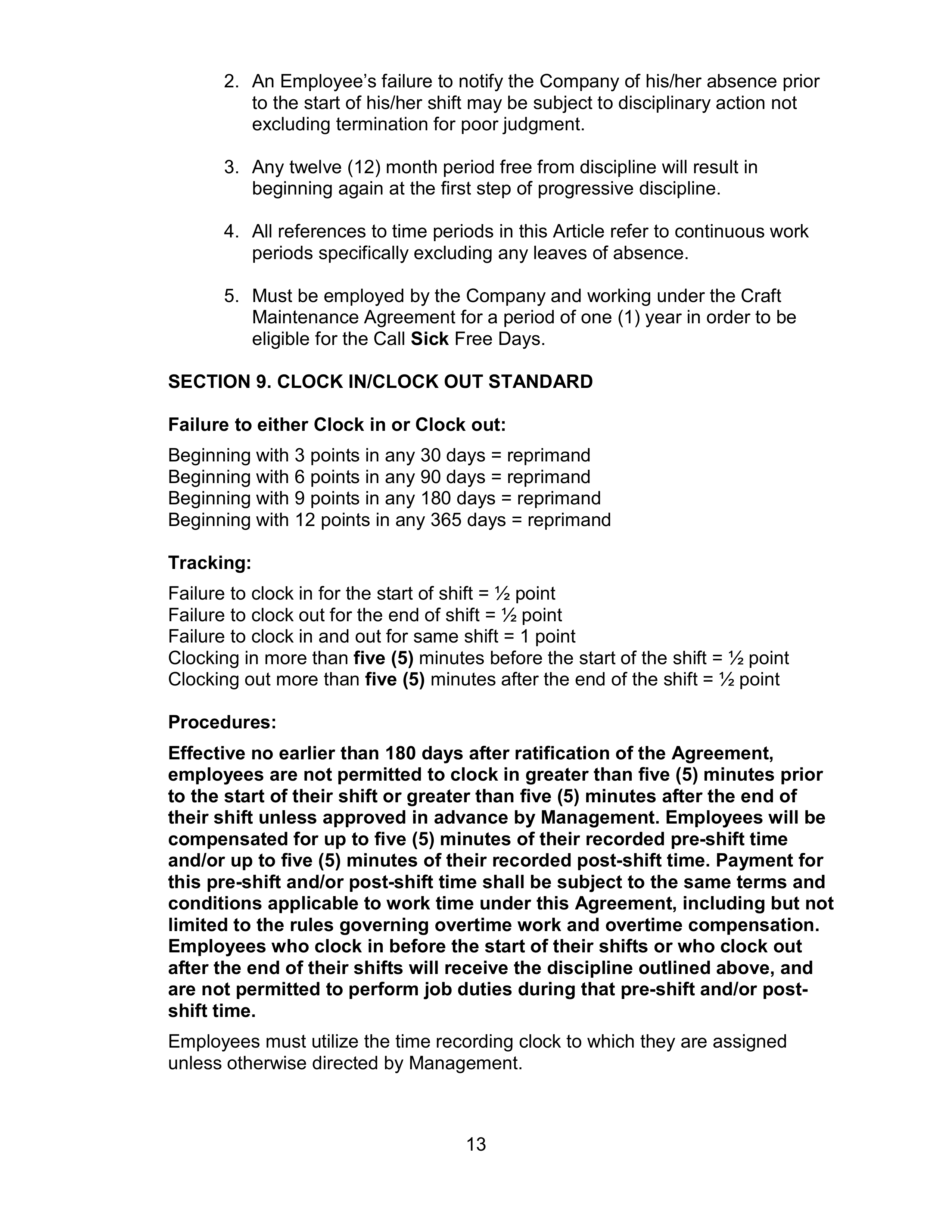 AGREEMENT BETWEEN WALT DISNEY WORLD CO. AND NORTH AMERICA’S BUILDING AND TRADES UNION — page 17