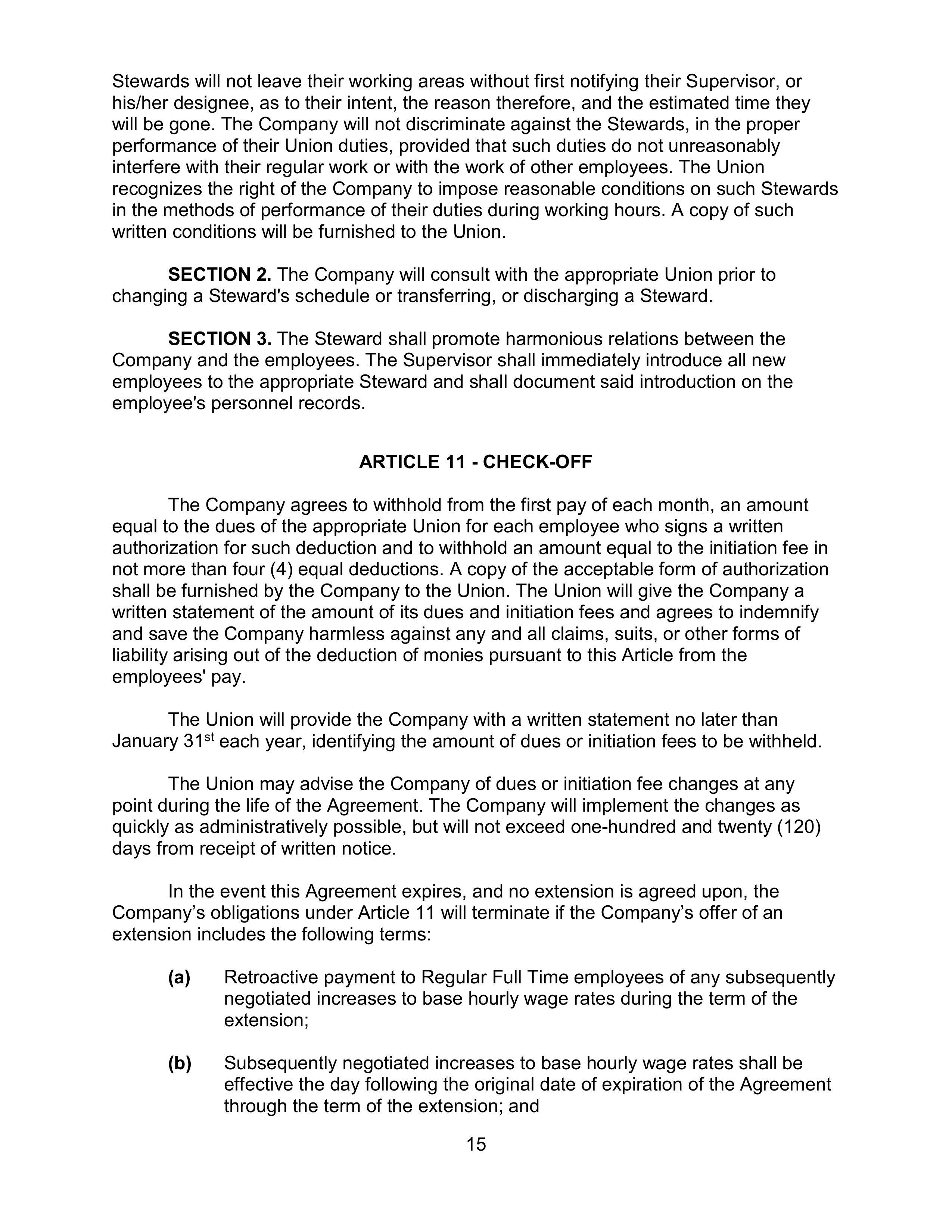 AGREEMENT BETWEEN WALT DISNEY WORLD CO. AND NORTH AMERICA’S BUILDING AND TRADES UNION — page 19