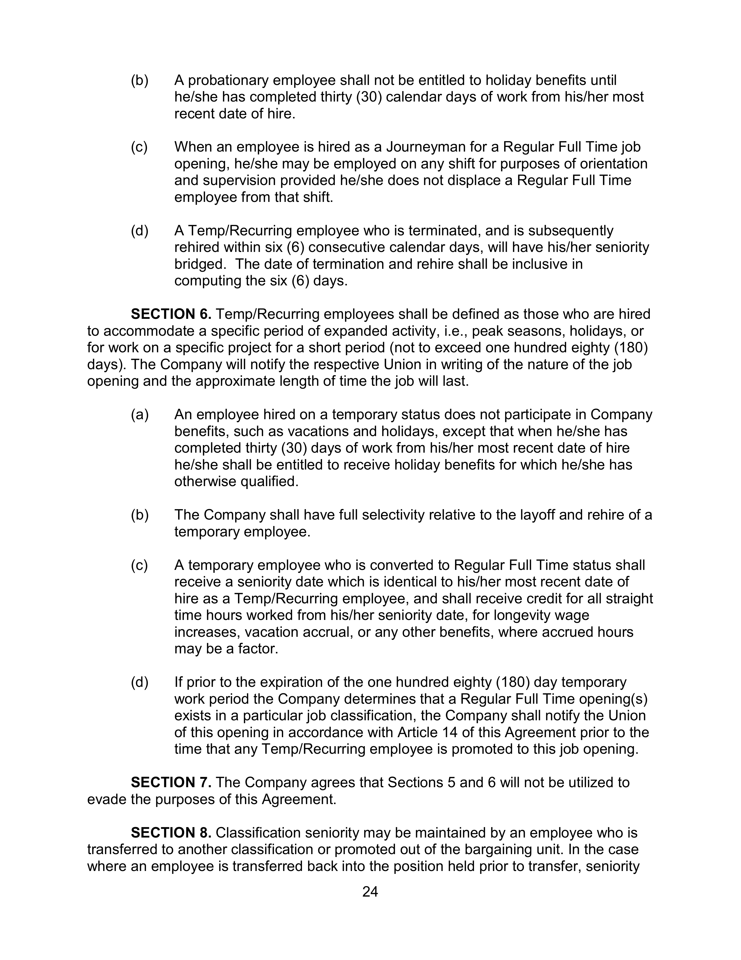 AGREEMENT BETWEEN WALT DISNEY WORLD CO. AND NORTH AMERICA’S BUILDING AND TRADES UNION — page 28