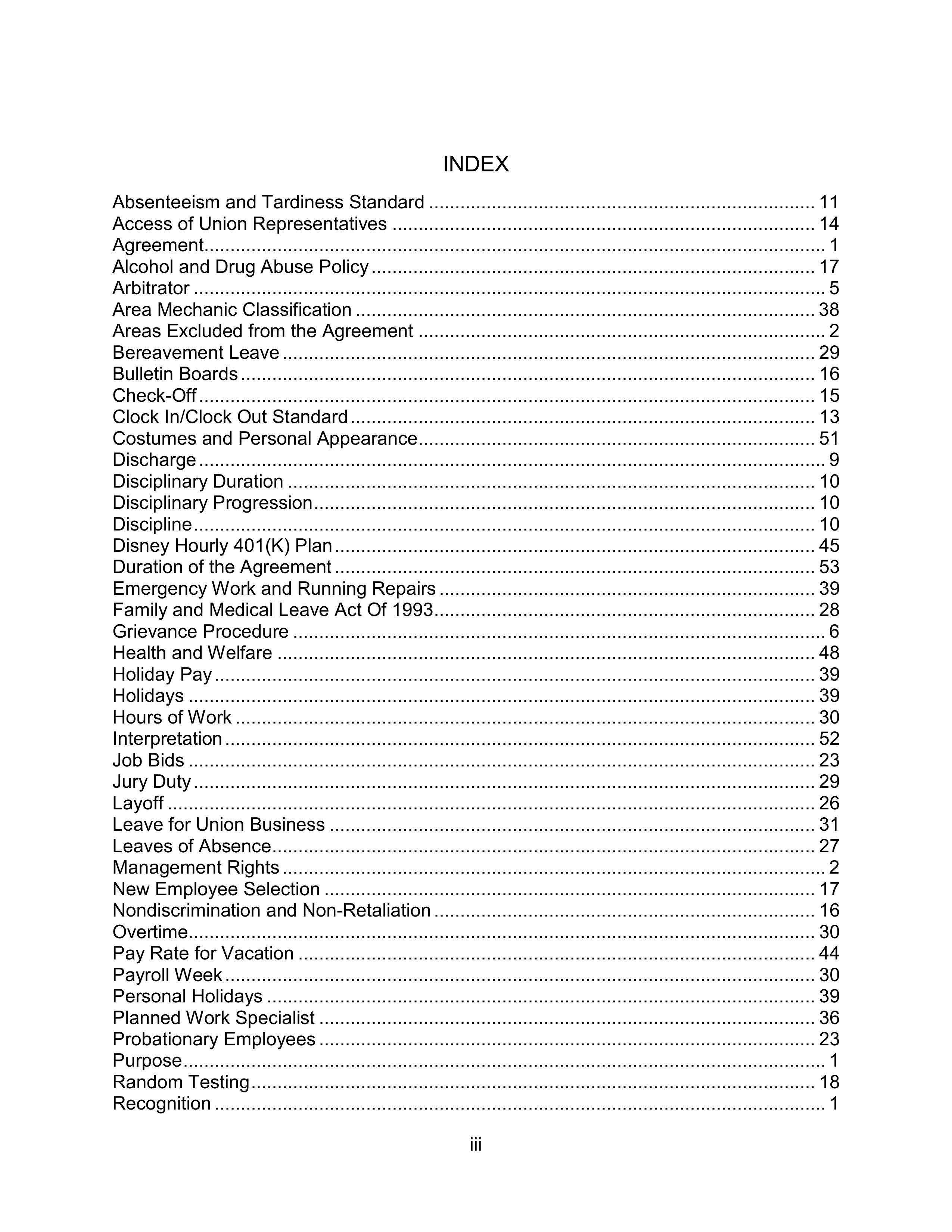 AGREEMENT BETWEEN WALT DISNEY WORLD CO. AND NORTH AMERICA’S BUILDING AND TRADES UNION — page 3