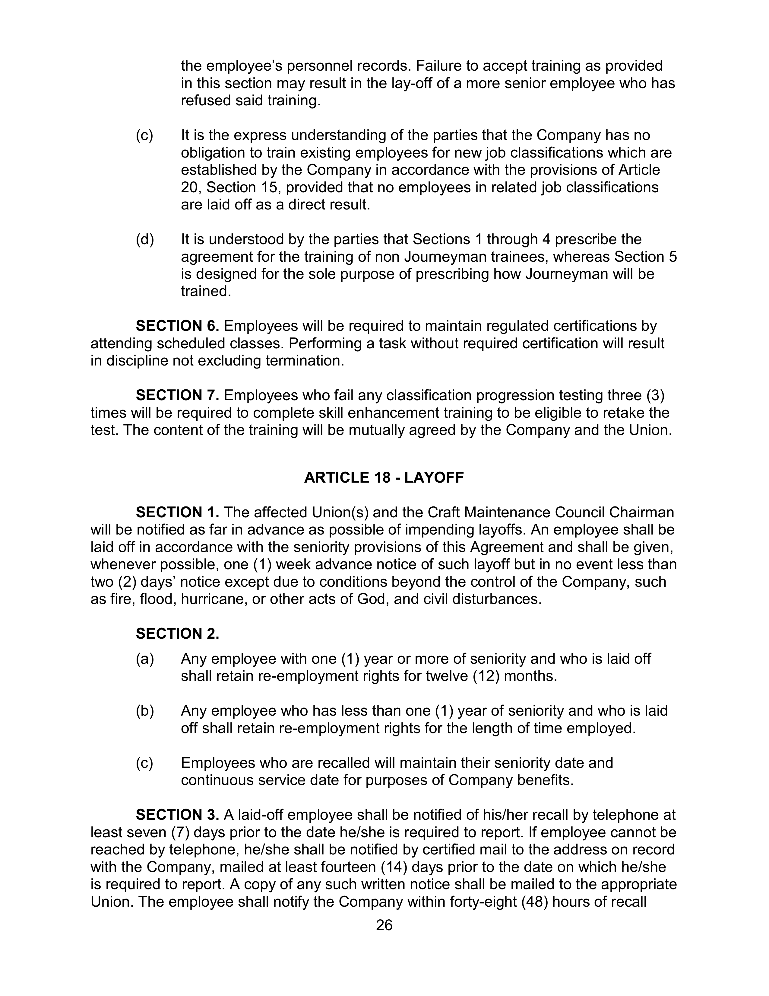 AGREEMENT BETWEEN WALT DISNEY WORLD CO. AND NORTH AMERICA’S BUILDING AND TRADES UNION — page 30