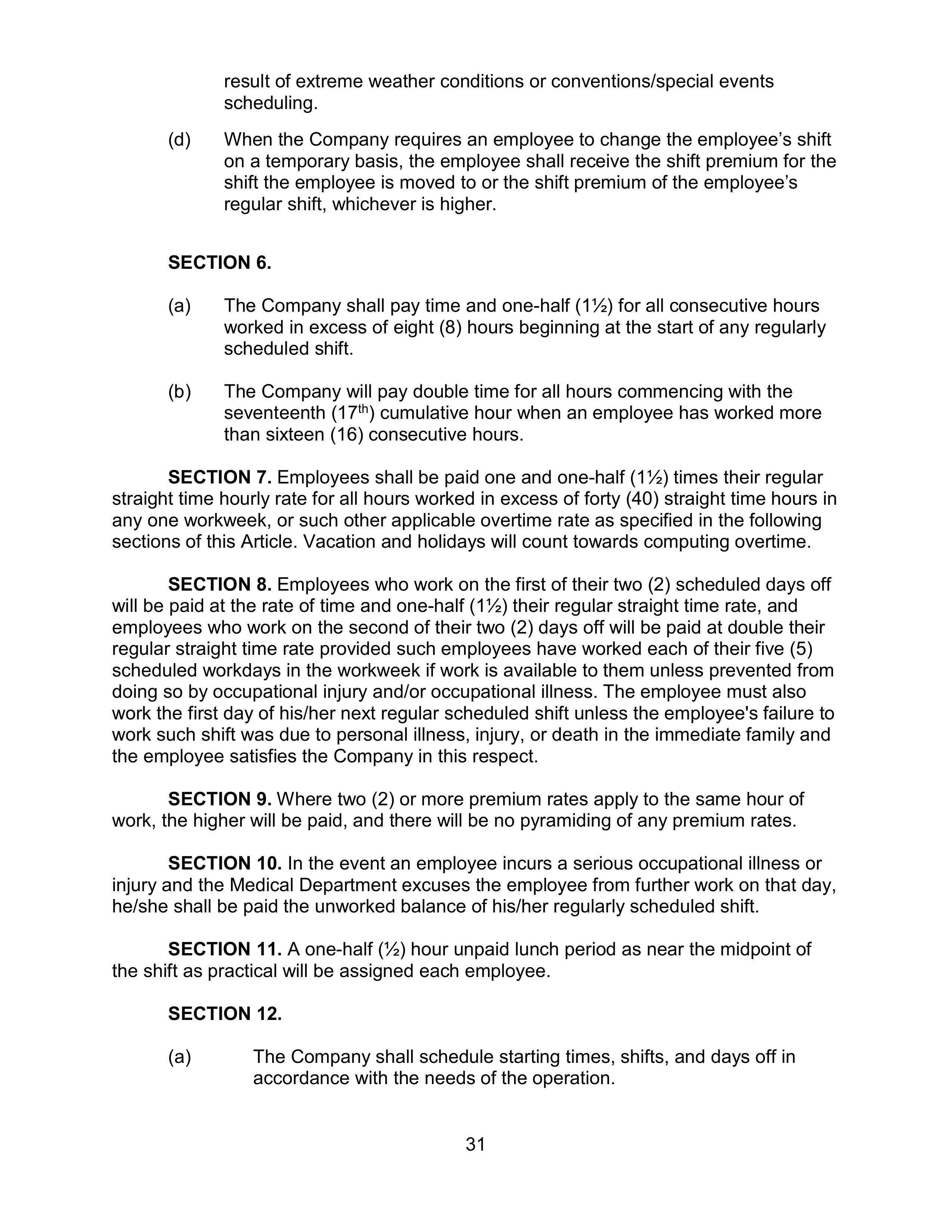 AGREEMENT BETWEEN WALT DISNEY WORLD CO. AND NORTH AMERICA’S BUILDING AND TRADES UNION — page 35