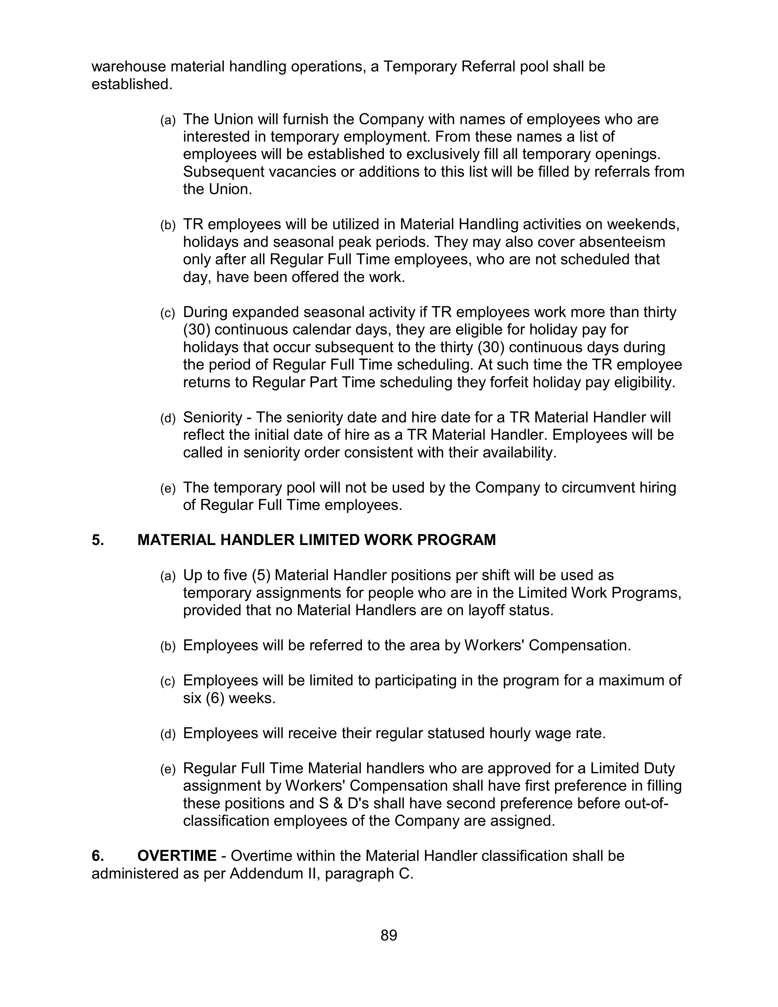 AGREEMENT BETWEEN WALT DISNEY WORLD CO. AND NORTH AMERICA’S BUILDING AND TRADES UNION — page 93