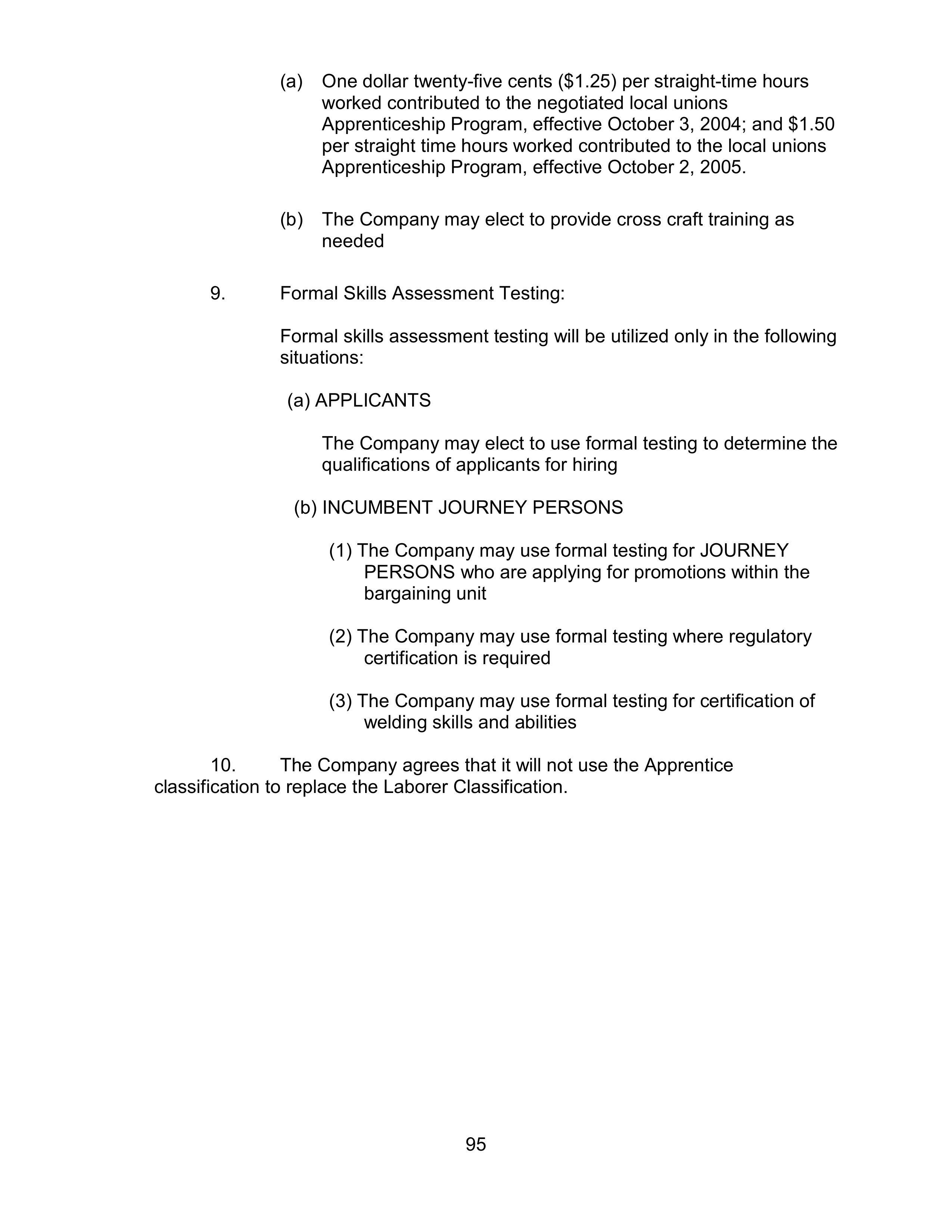 AGREEMENT BETWEEN WALT DISNEY WORLD CO. AND NORTH AMERICA’S BUILDING AND TRADES UNION — page 99