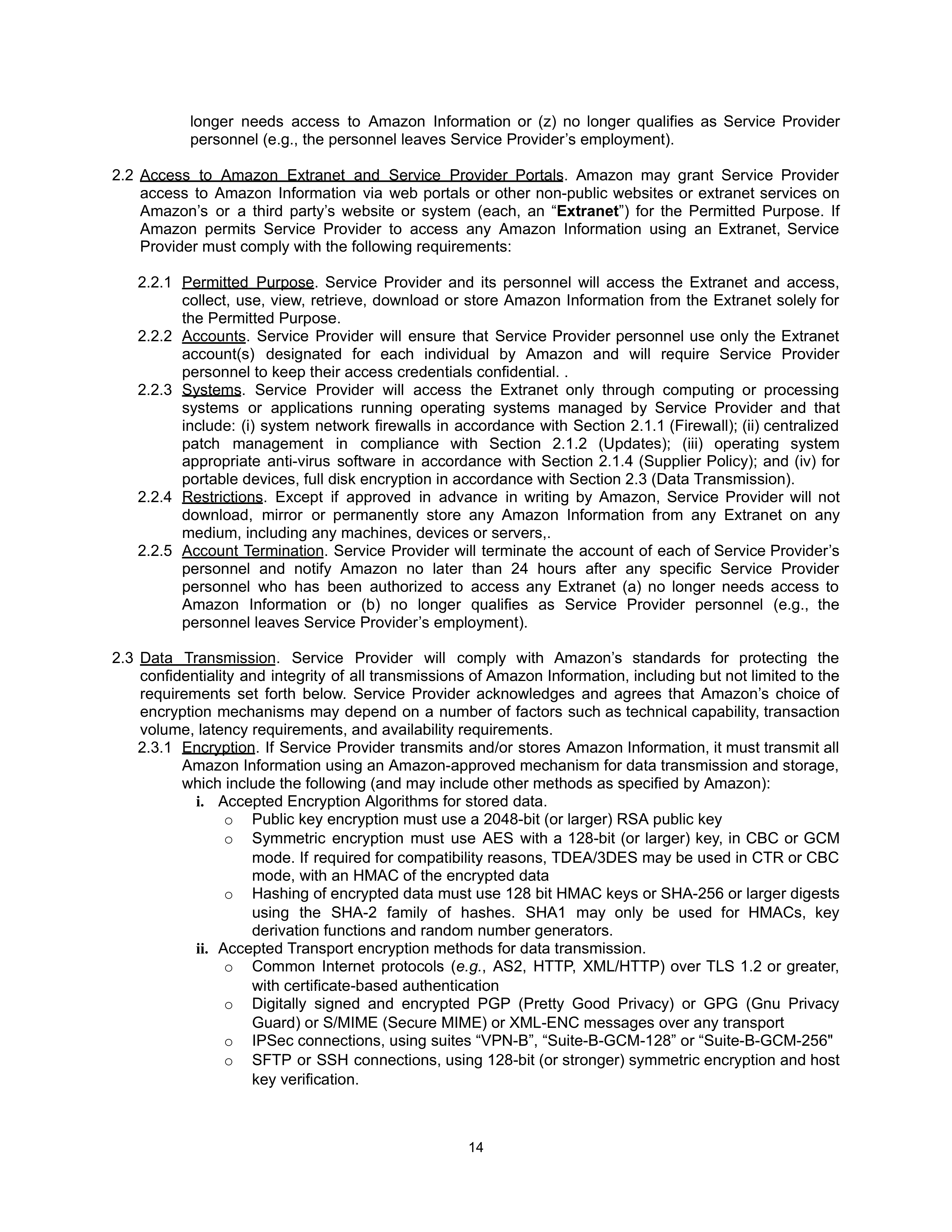 AMAZON SELLER SERVICES LISTINGS AGREEMENT — page 14