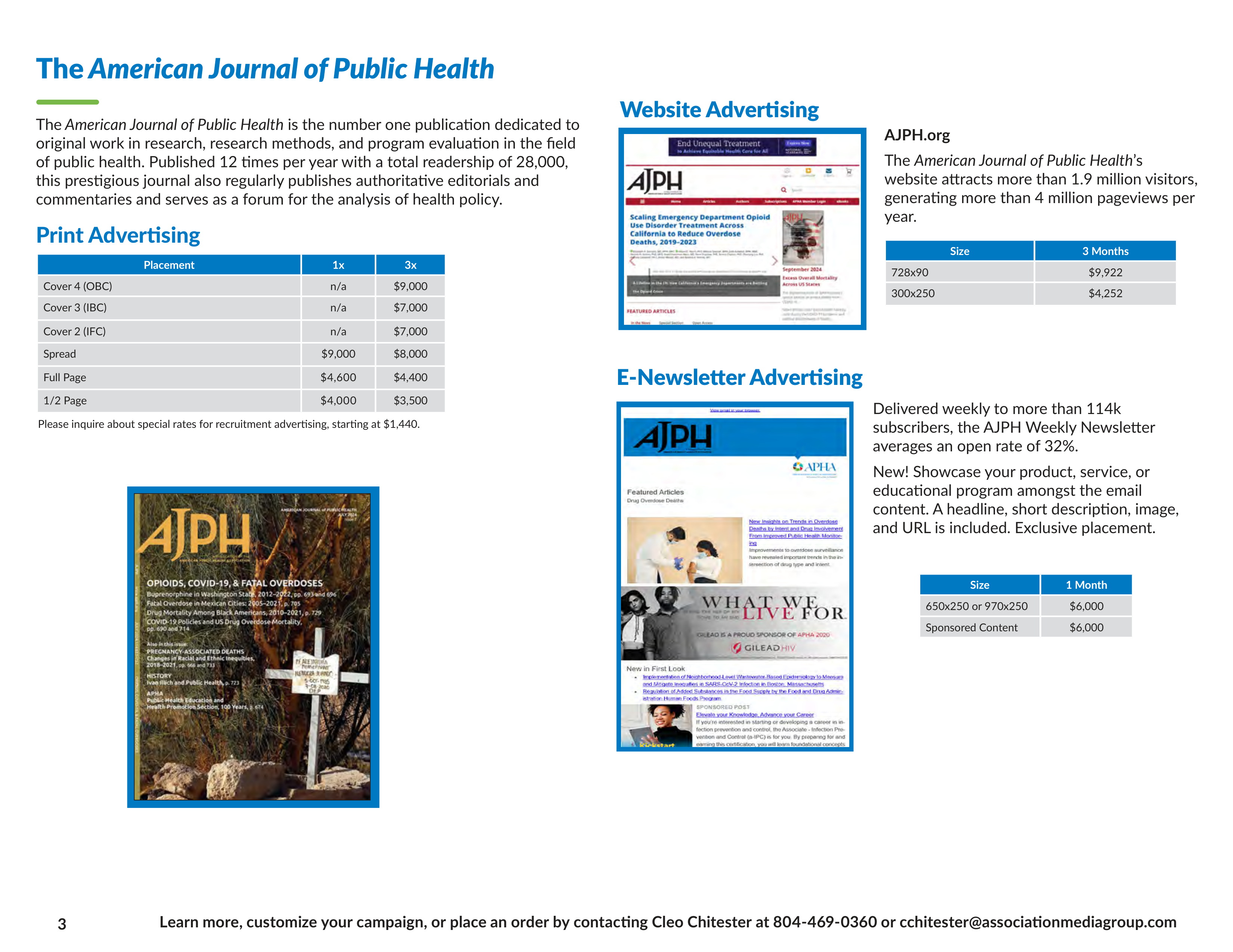 APHA Advertising Media Kit — page 3