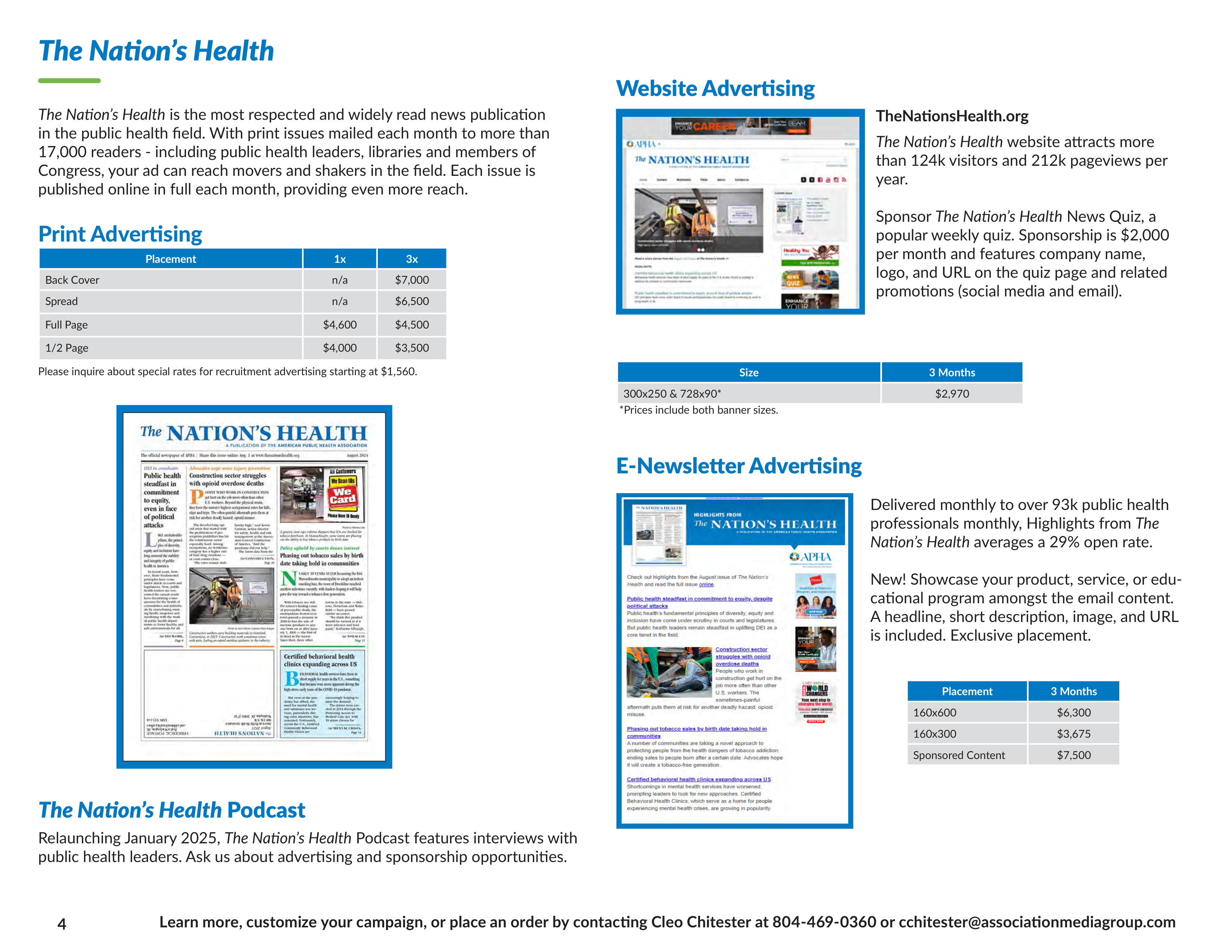 APHA Advertising Media Kit — page 4