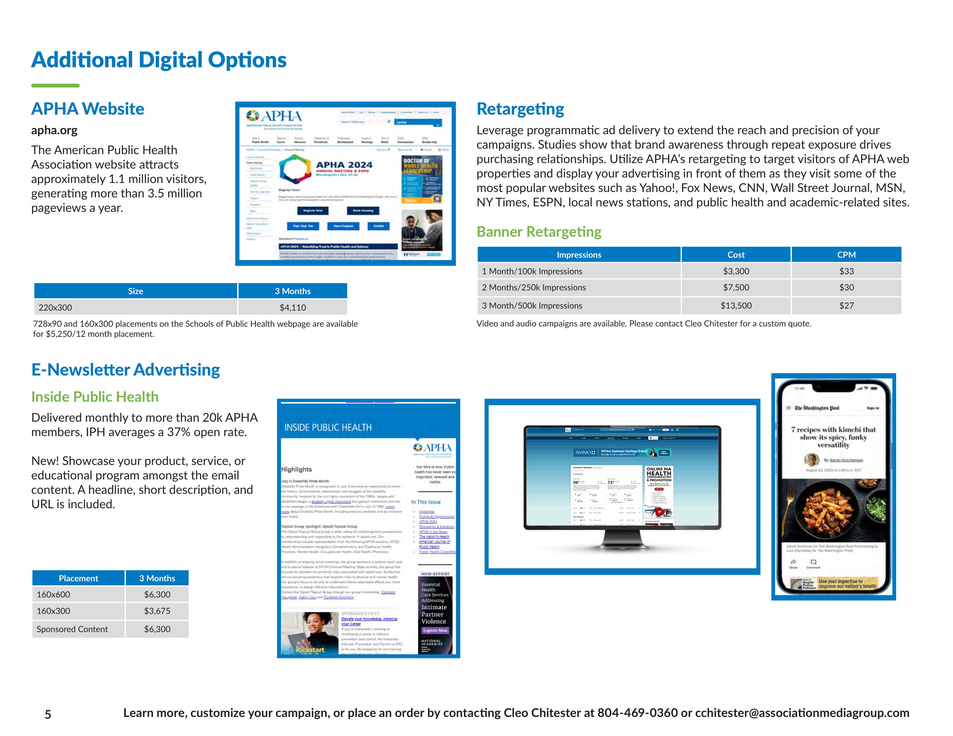 APHA Advertising Media Kit — page 5
