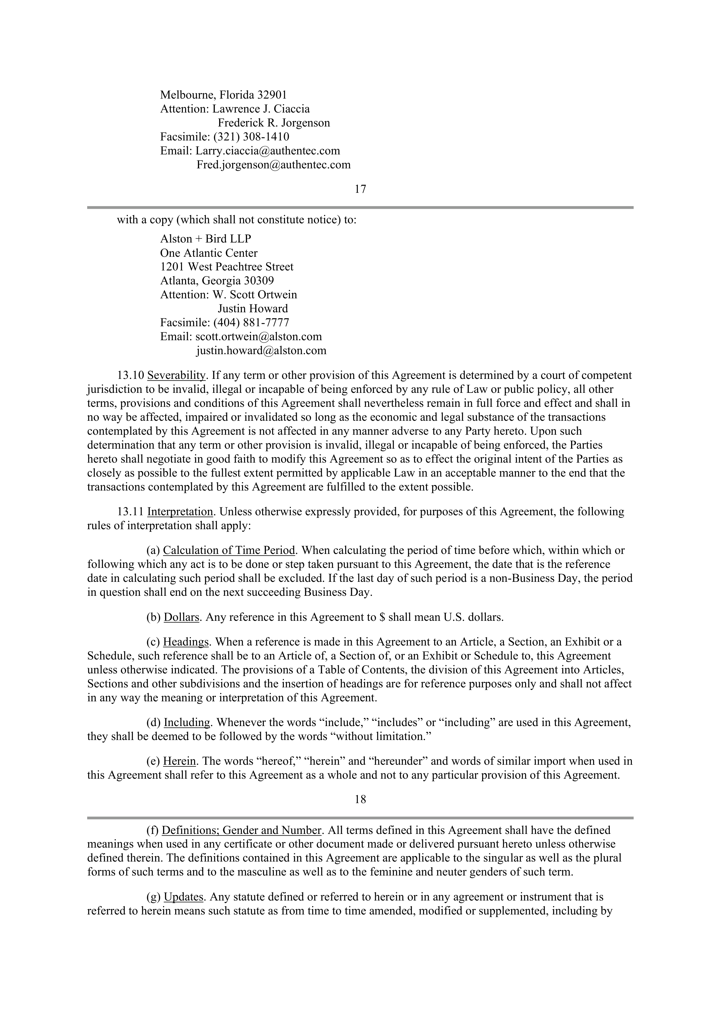 APPLE INTELLECTUAL PROPERTY AND TECHNOLOGY AGREEMENT — page 15