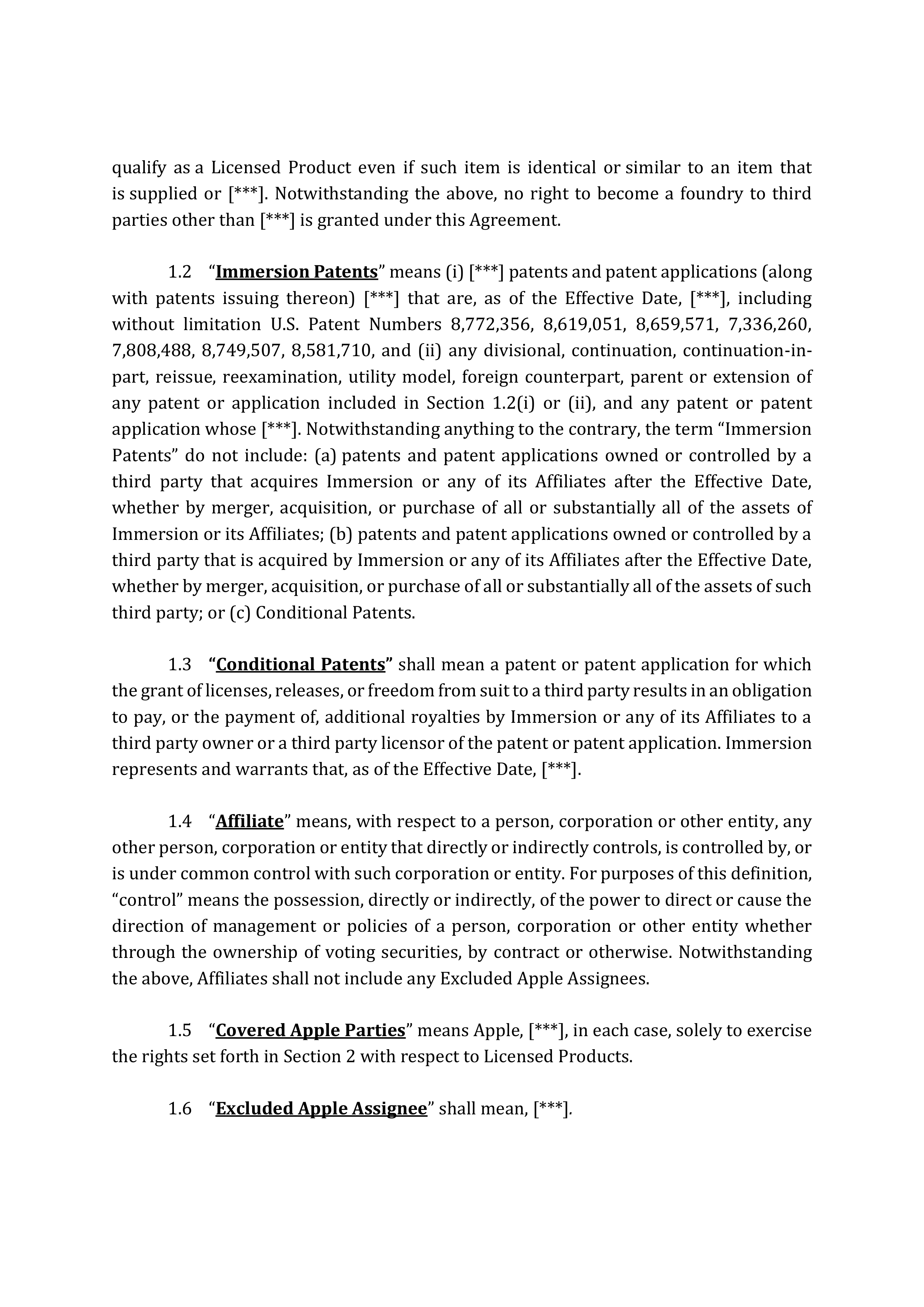 APPLE SETTLEMENT AND LICENSE AGREEMENT — page 2