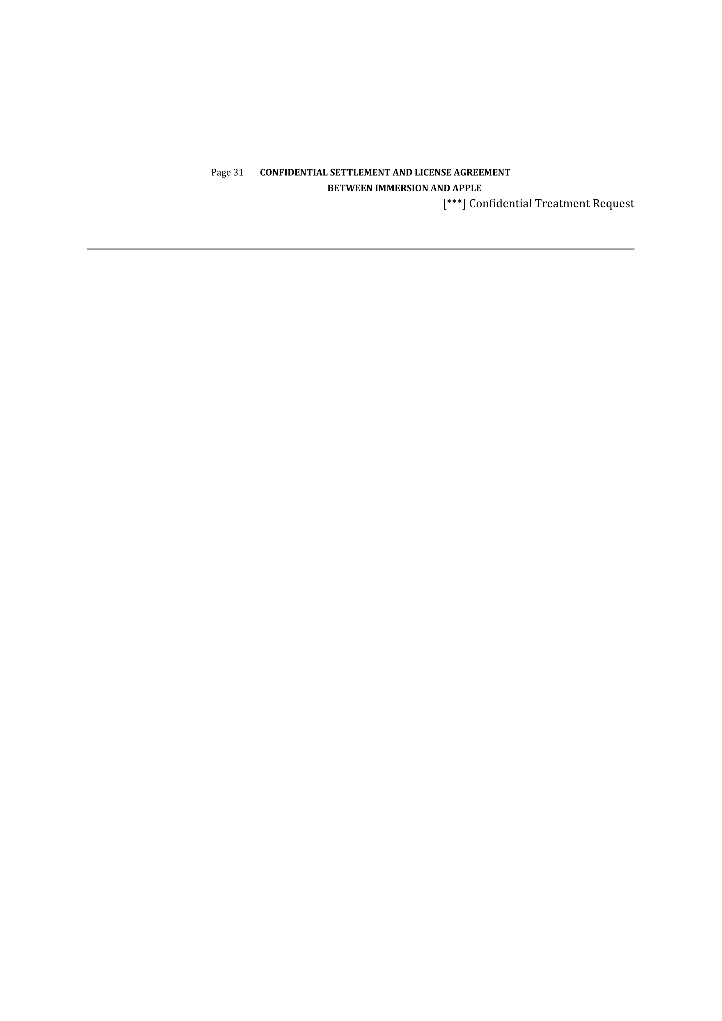 APPLE SETTLEMENT AND LICENSE AGREEMENT — page 34
