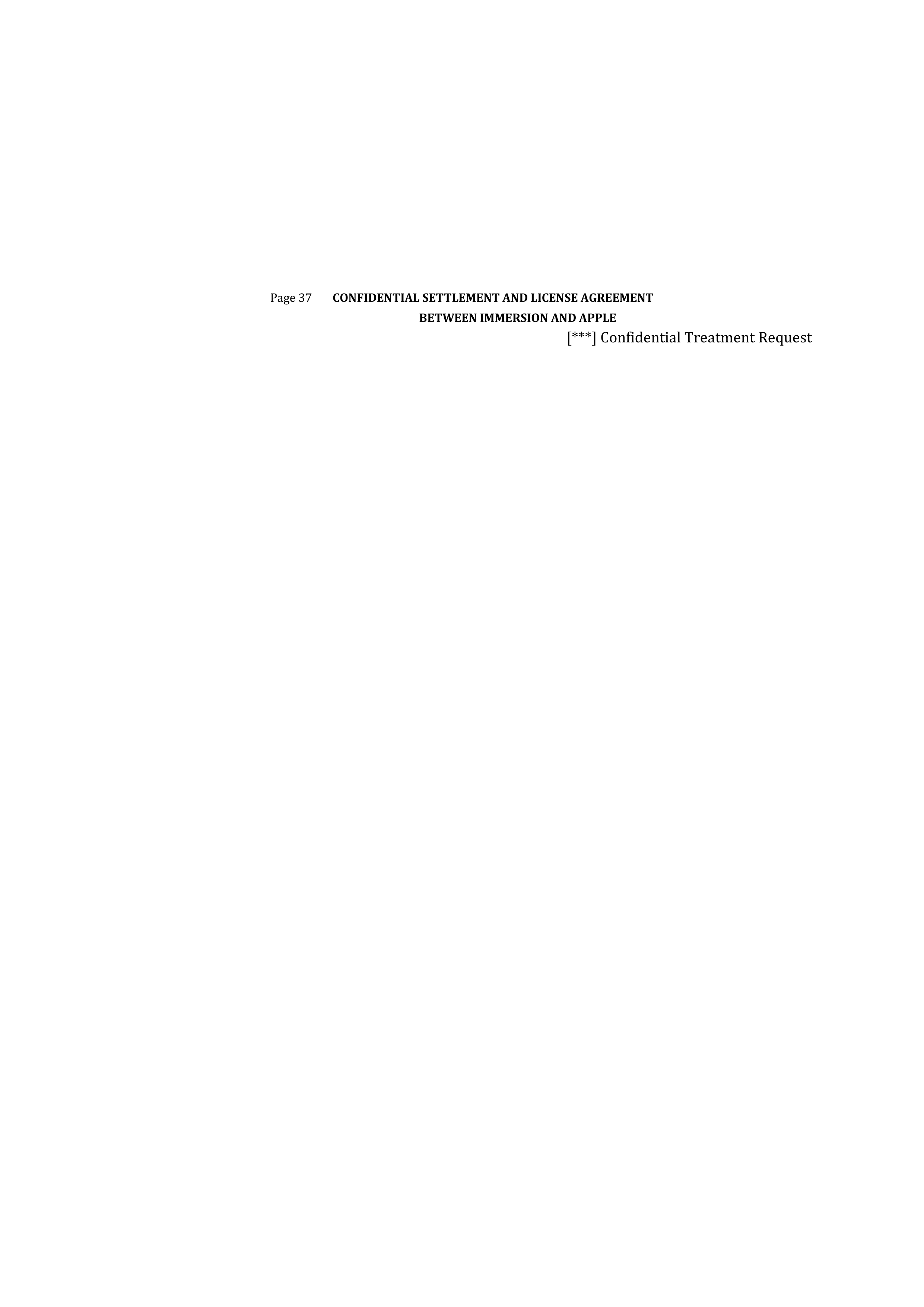 APPLE SETTLEMENT AND LICENSE AGREEMENT — page 40