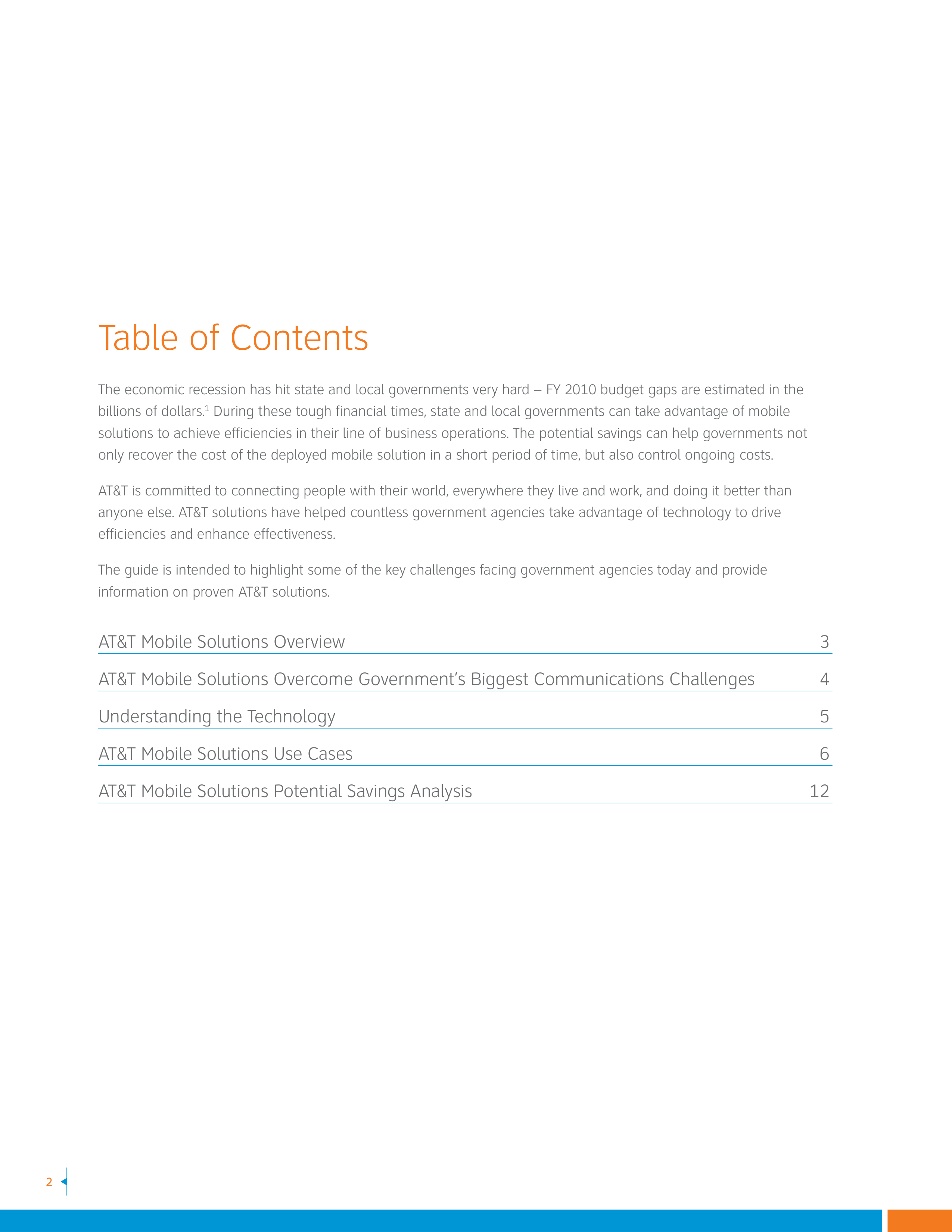 AT&T Mobile Solutions Brochure — page 2