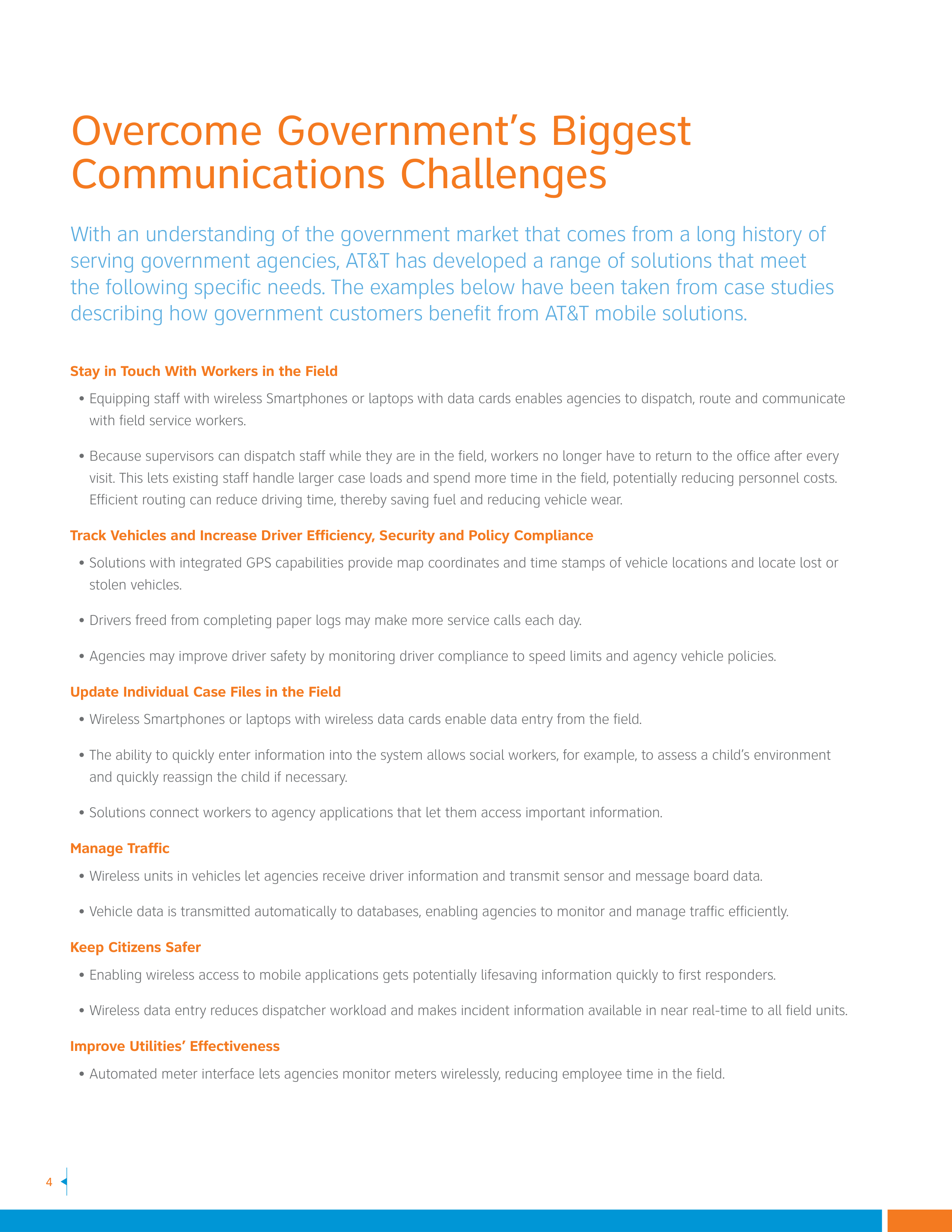 AT&T Mobile Solutions Brochure — page 4