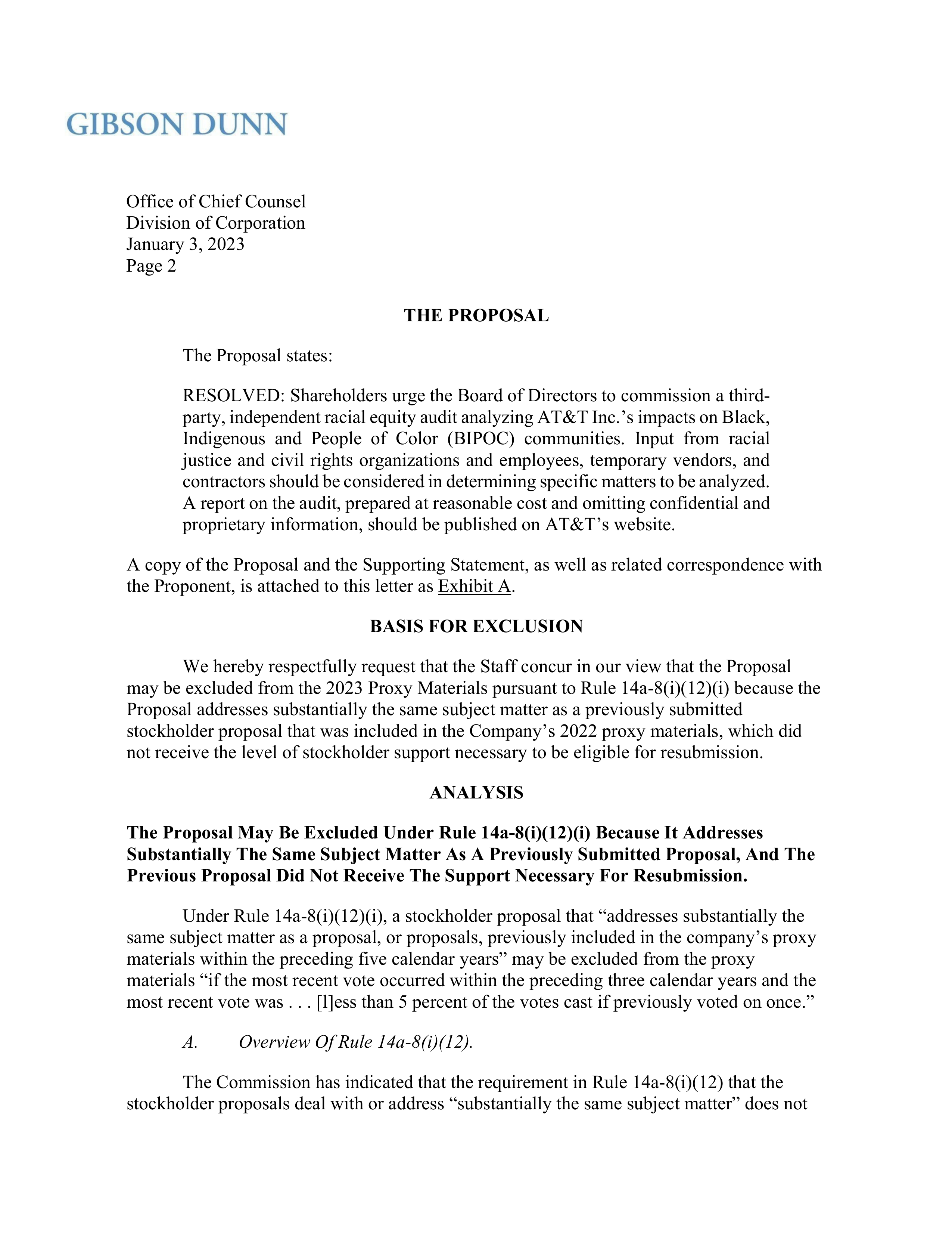AT&T Proposal  — page 3