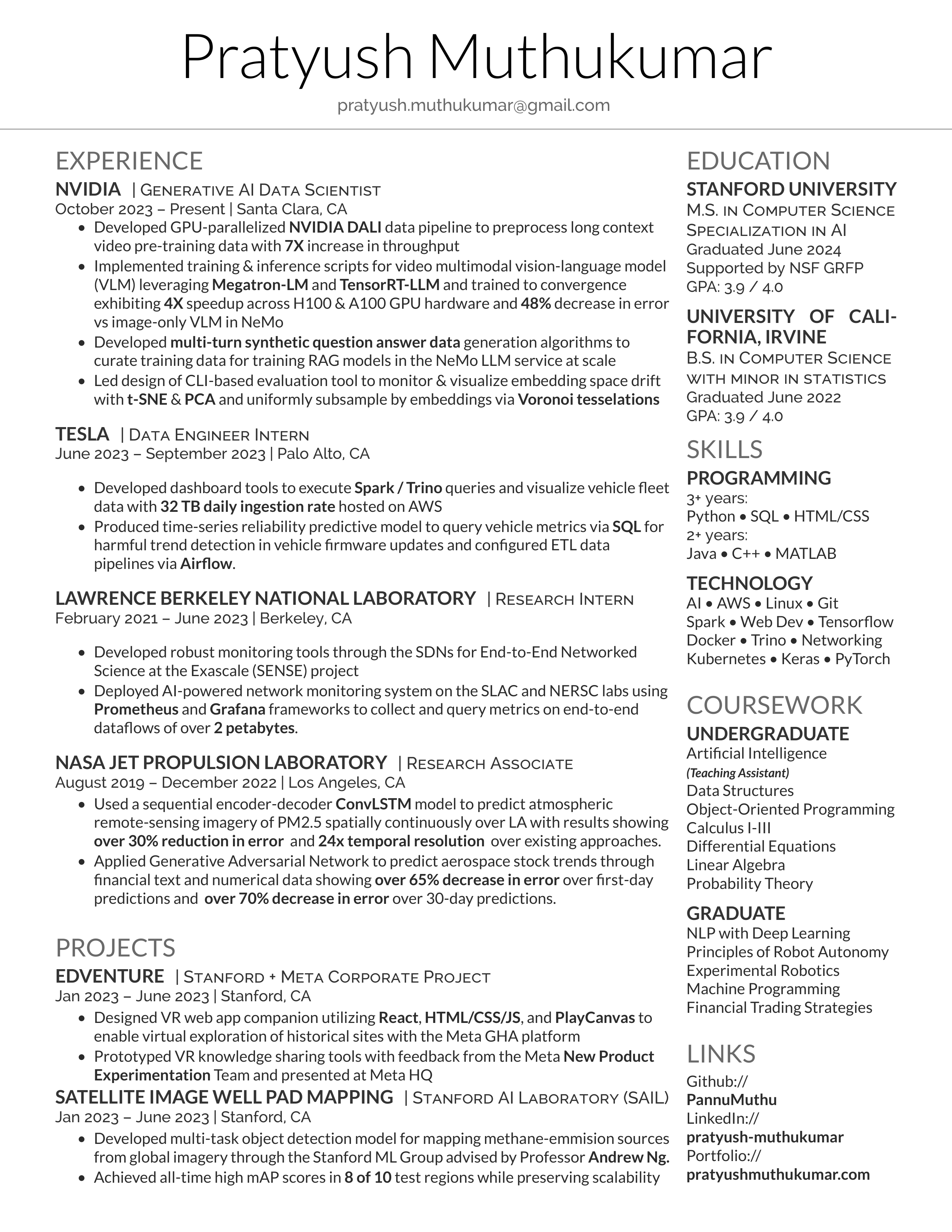 AWS Cloud Engineer Resume — page 1