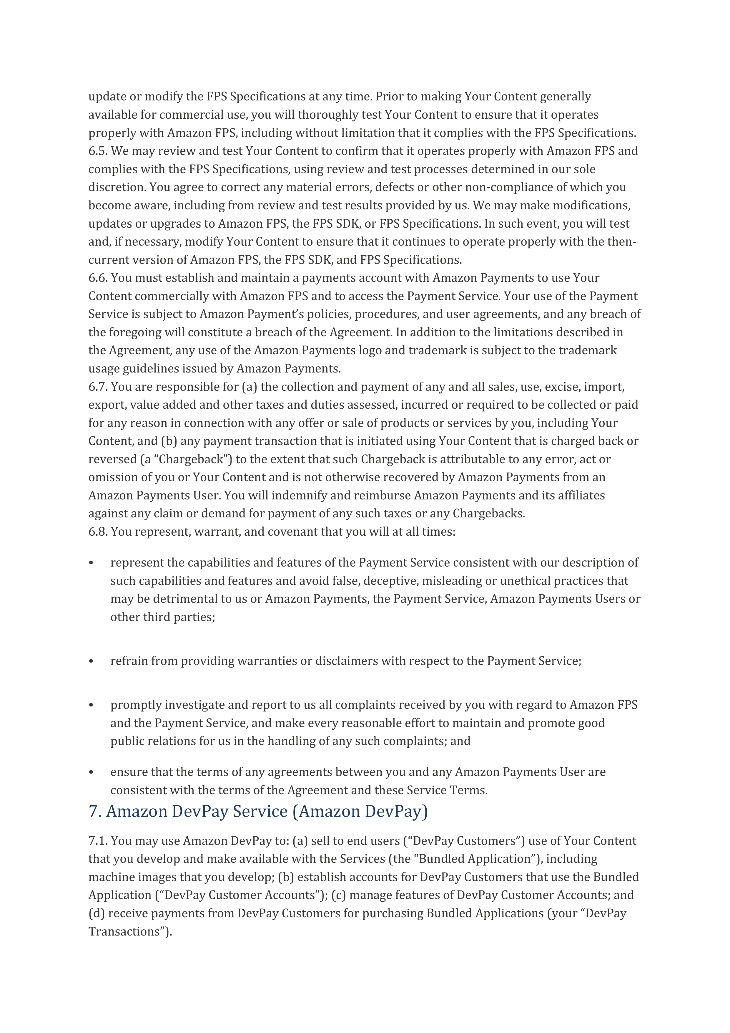AWS Customer Agreement — page 23