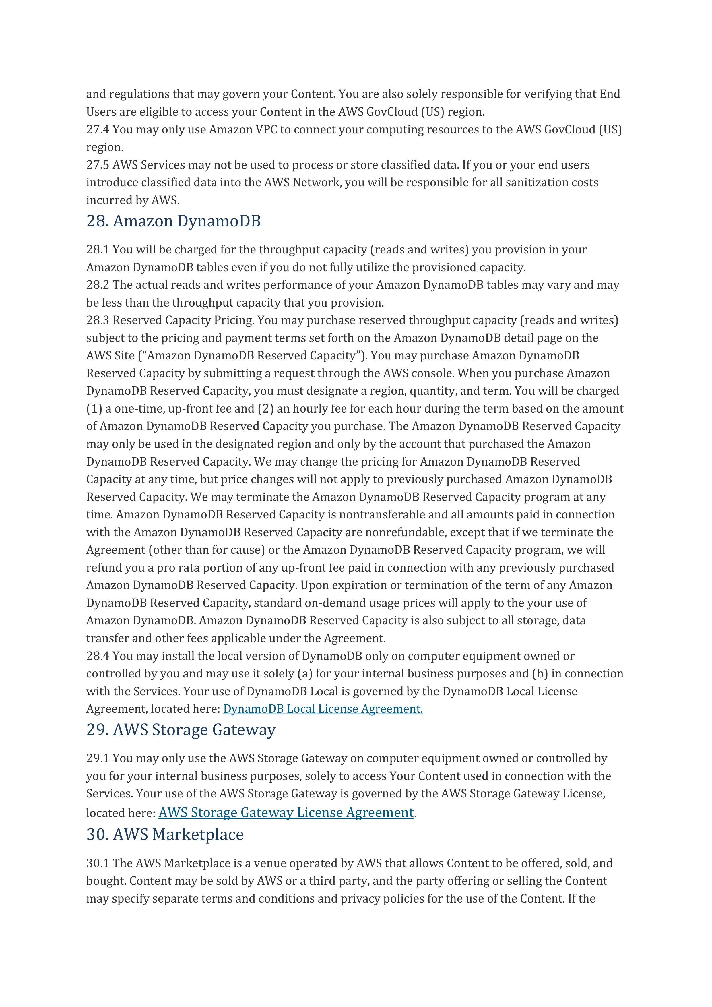 AWS Customer Agreement — page 43