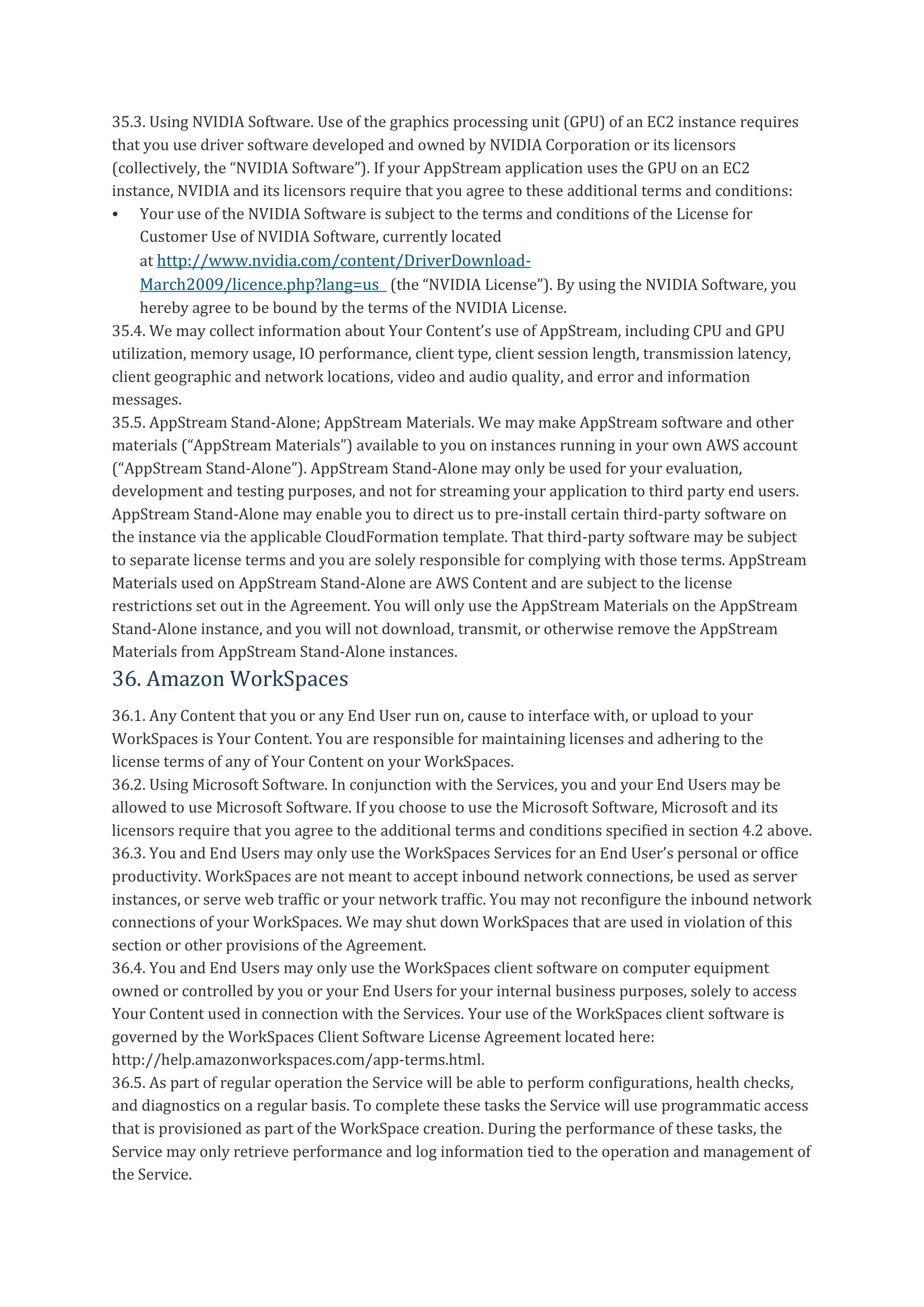 AWS Customer Agreement — page 46